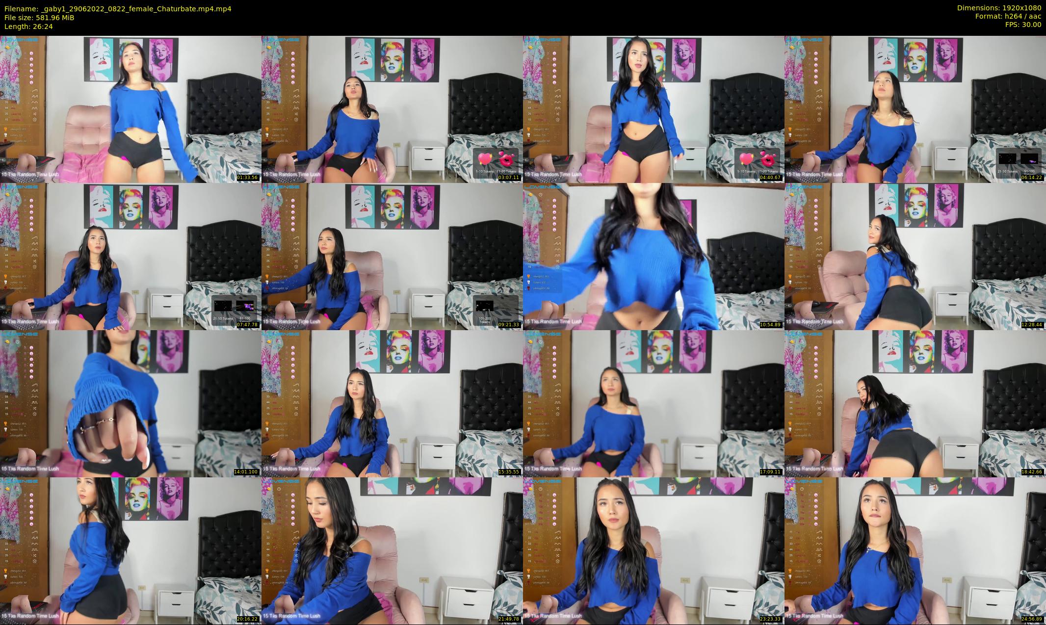 _gaby1 — 27 minute Chaturbate female cam show recording, 1080p, Jun 29, 2022