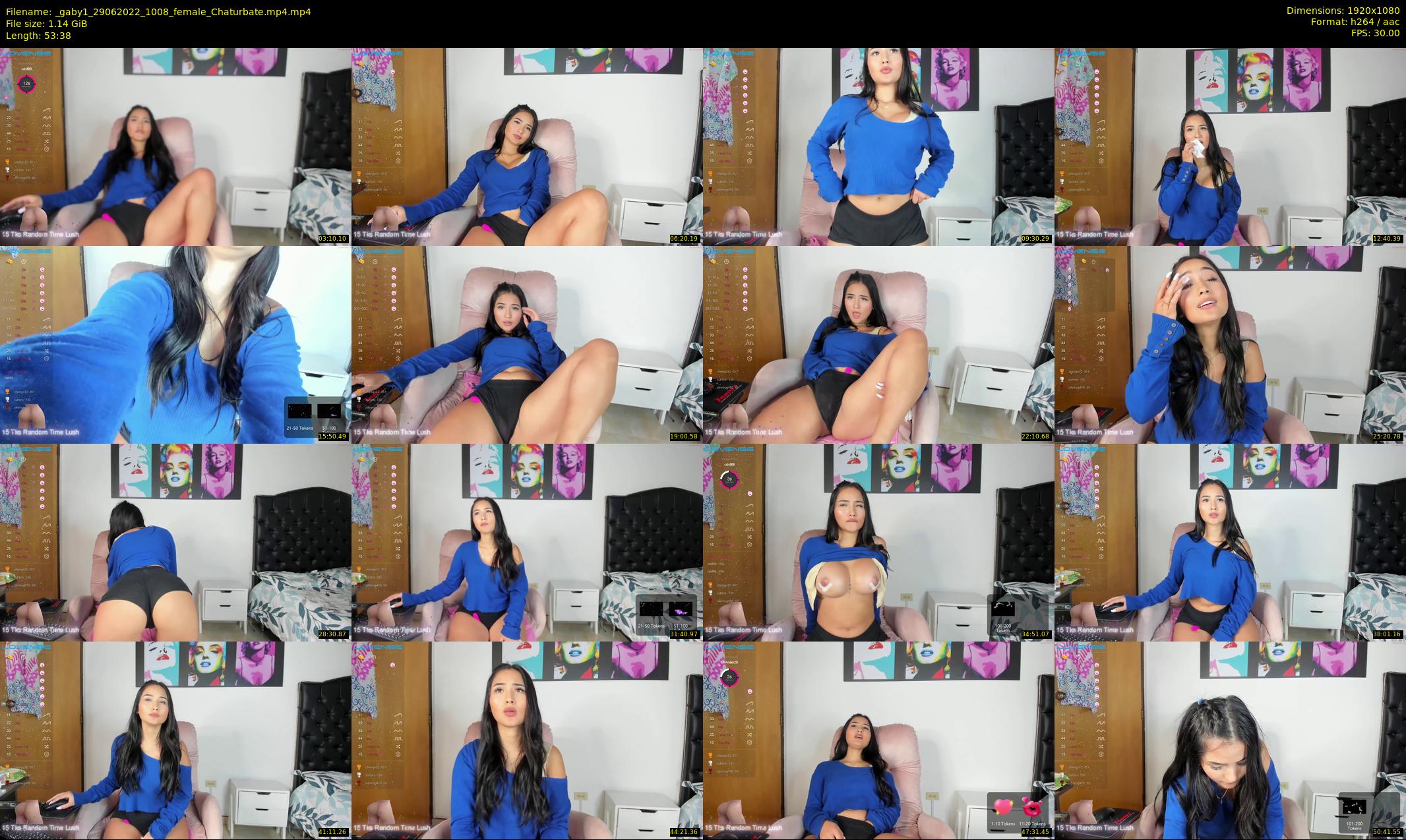 _gaby1 — 54 minute Chaturbate female cam show recording, 1080p, Jun 29, 2022