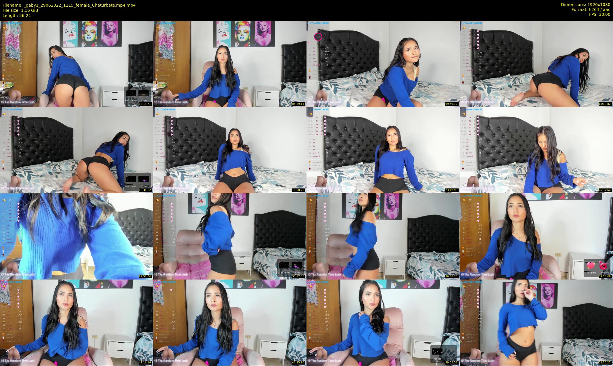 _gaby1 — 57 minute Chaturbate female cam show recording, 1080p, Jun 29, 2022