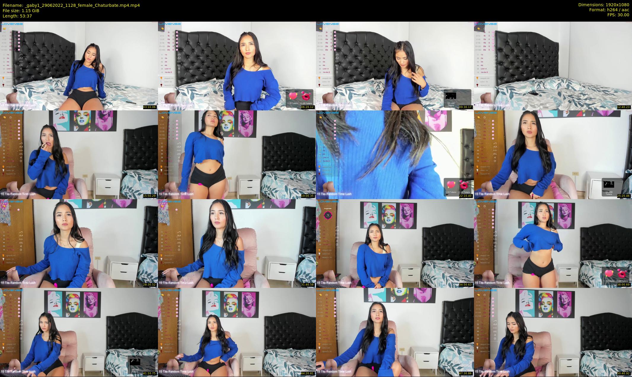 _gaby1 — 54 minute Chaturbate female cam show recording, 1080p, Jun 29, 2022