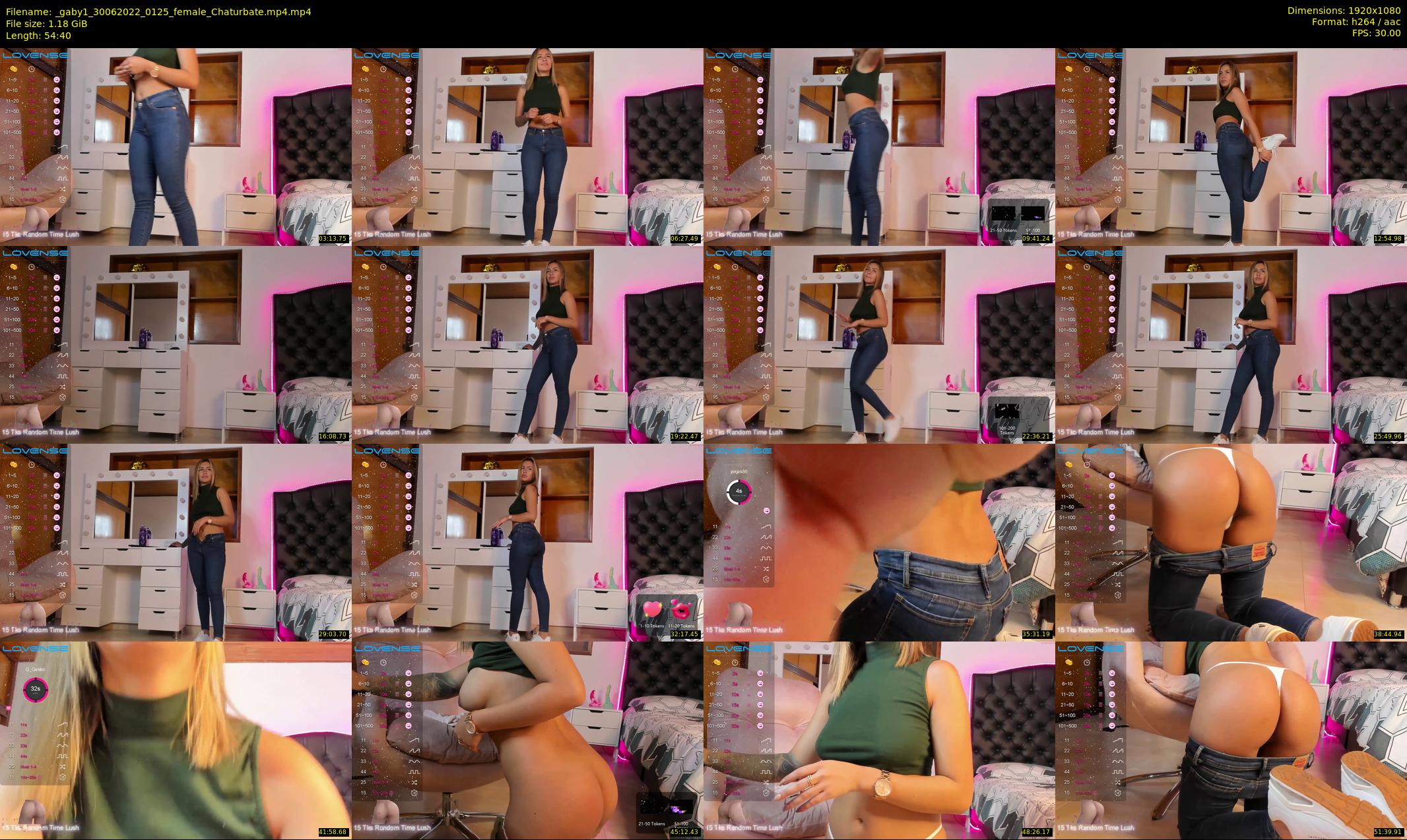 _gaby1 — 55 minute Chaturbate female cam show recording, 1080p, Jun 30, 2022