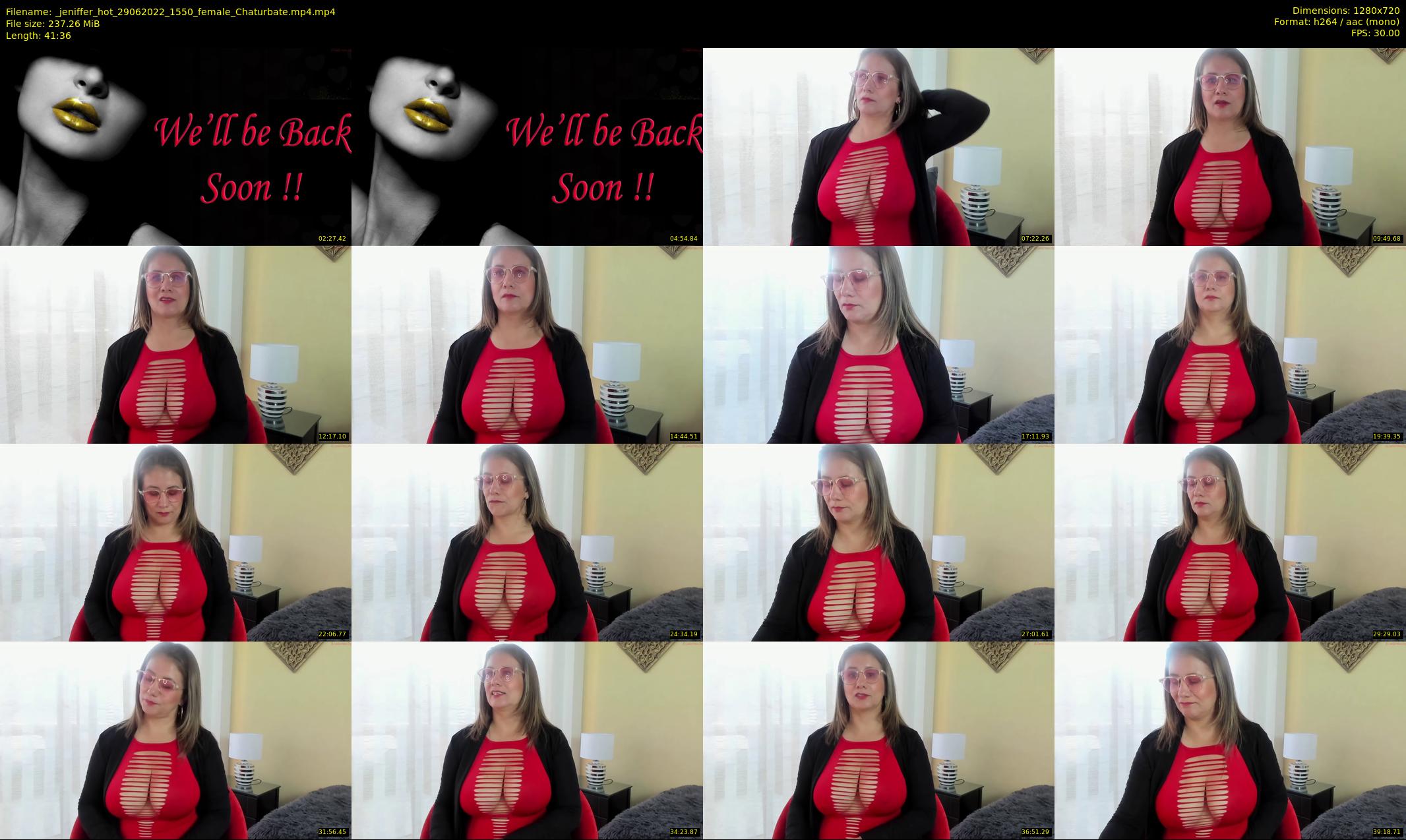 _jeniffer_hot — 42 minute Chaturbate female cam show recording, 720p, Jun 29, 2022