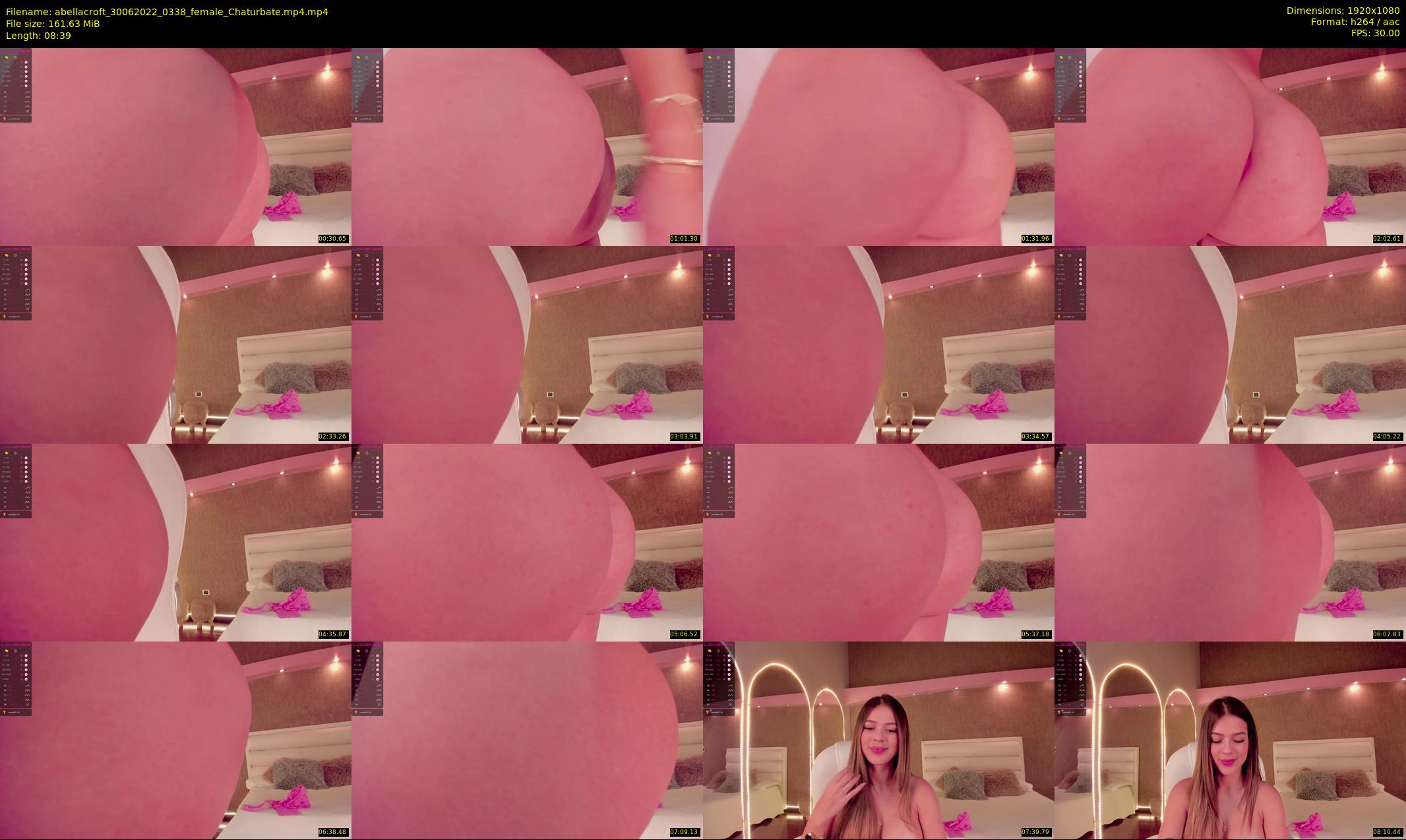 abellacroft — 9 minute Chaturbate female cam show recording, 1080p, Jun 30, 2022