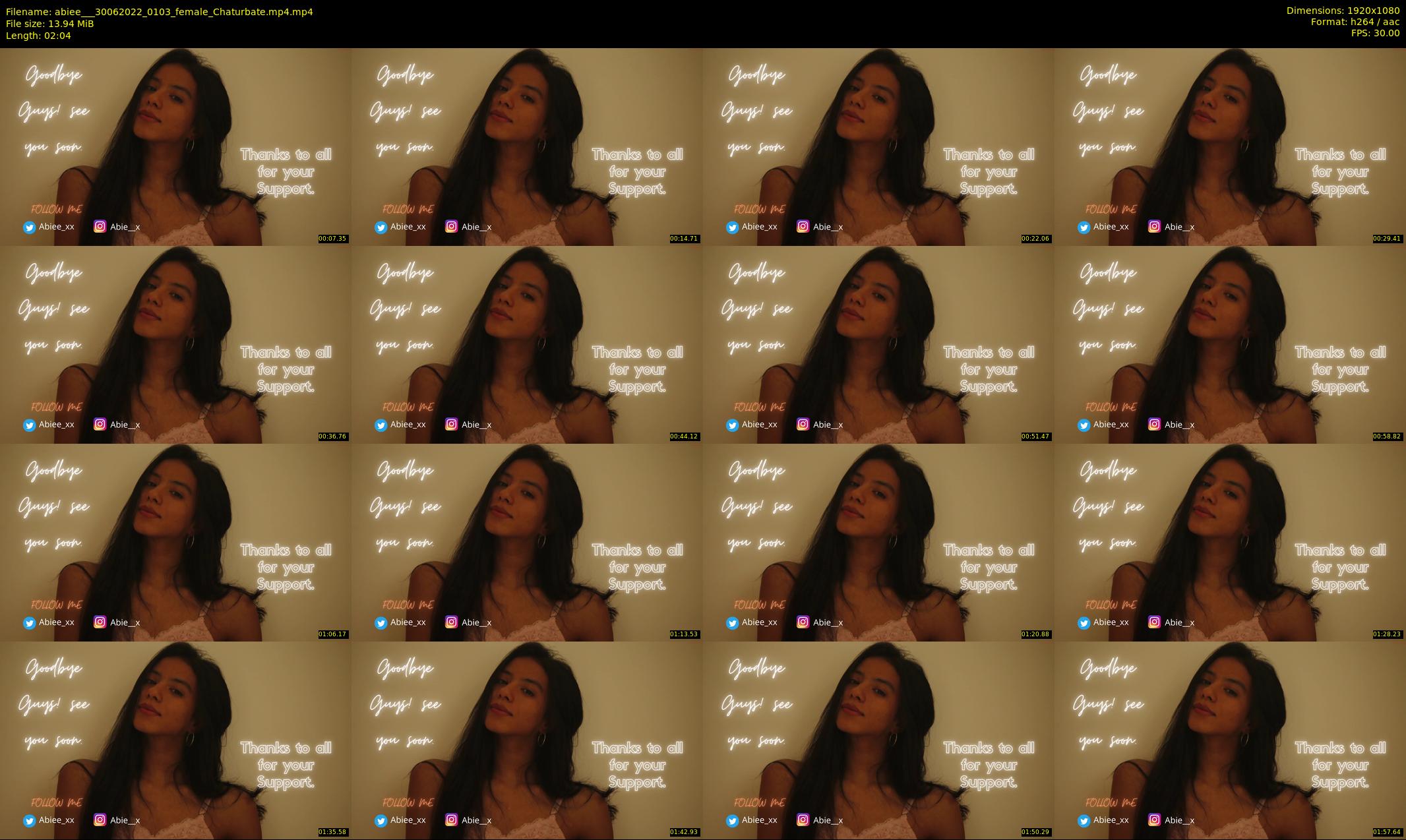 abiee__ — 3 minute Chaturbate female cam show recording, 1080p, Jun 30, 2022