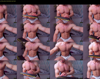 adam_muscle_ — 12 minute Chaturbate male cam show recording, 1080p, Jun 29, 2022