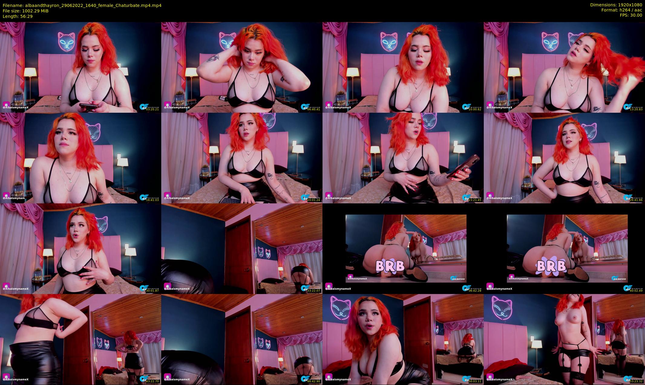 albaandthayron — 57 minute Chaturbate couple cam show recording, 1080p, Jun 29, 2022