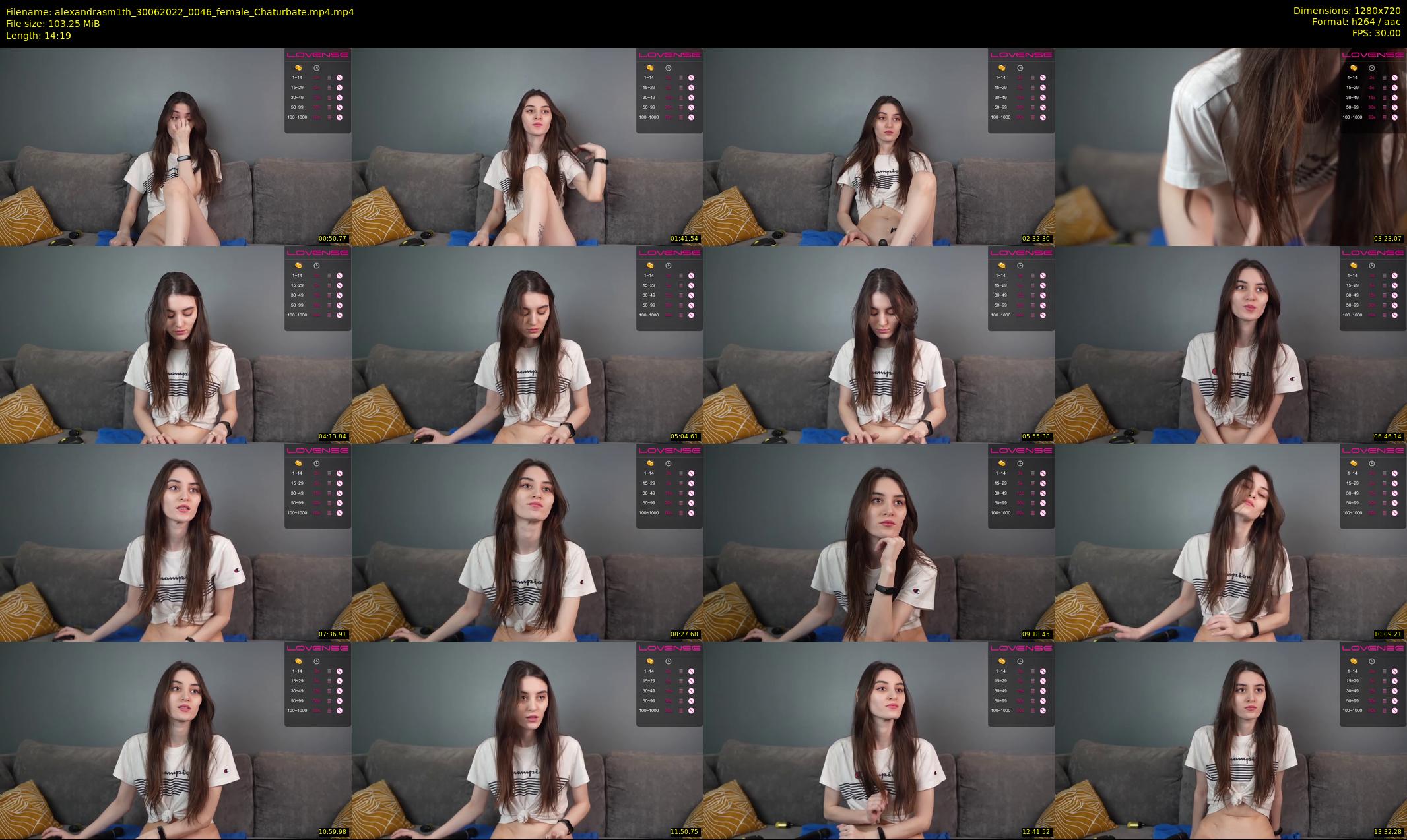 alexandrasm1th — 15 minute Chaturbate female cam show recording, 720p, Jun 30, 2022