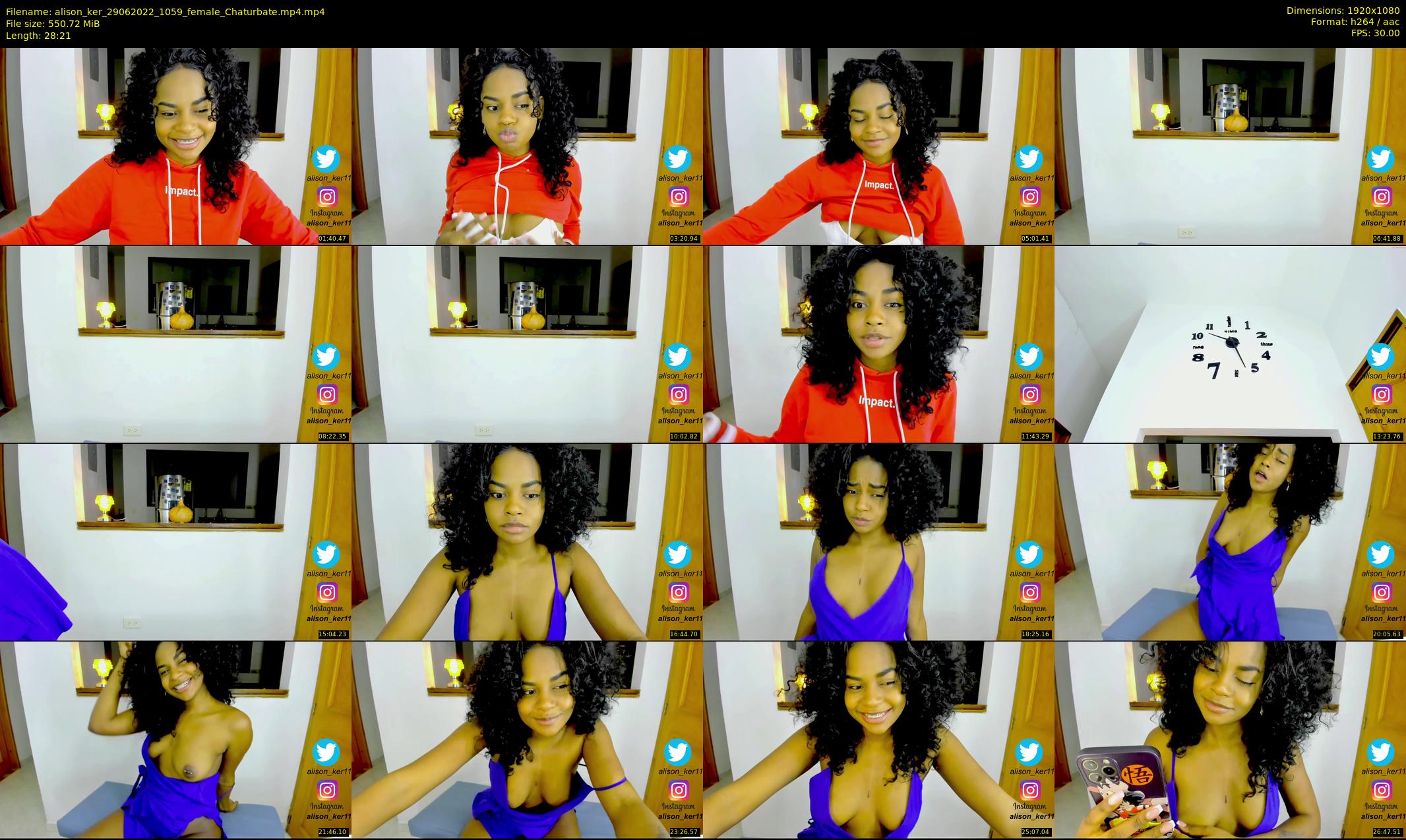 alison_ker — 29 minute Chaturbate female cam show recording, 1080p, Jun 29, 2022