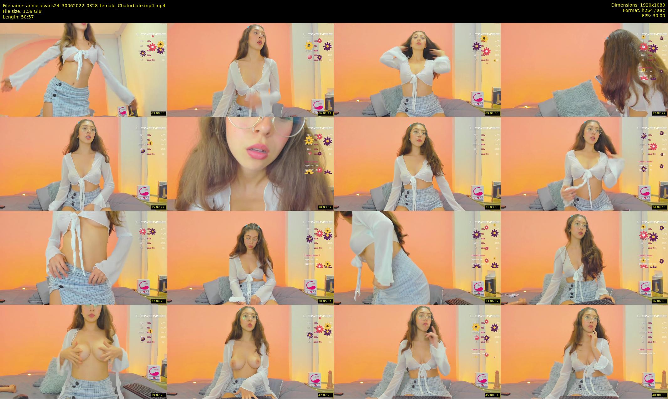 annie_evans24 — 51 minute Chaturbate female cam show recording, 1080p, Jun 30, 2022