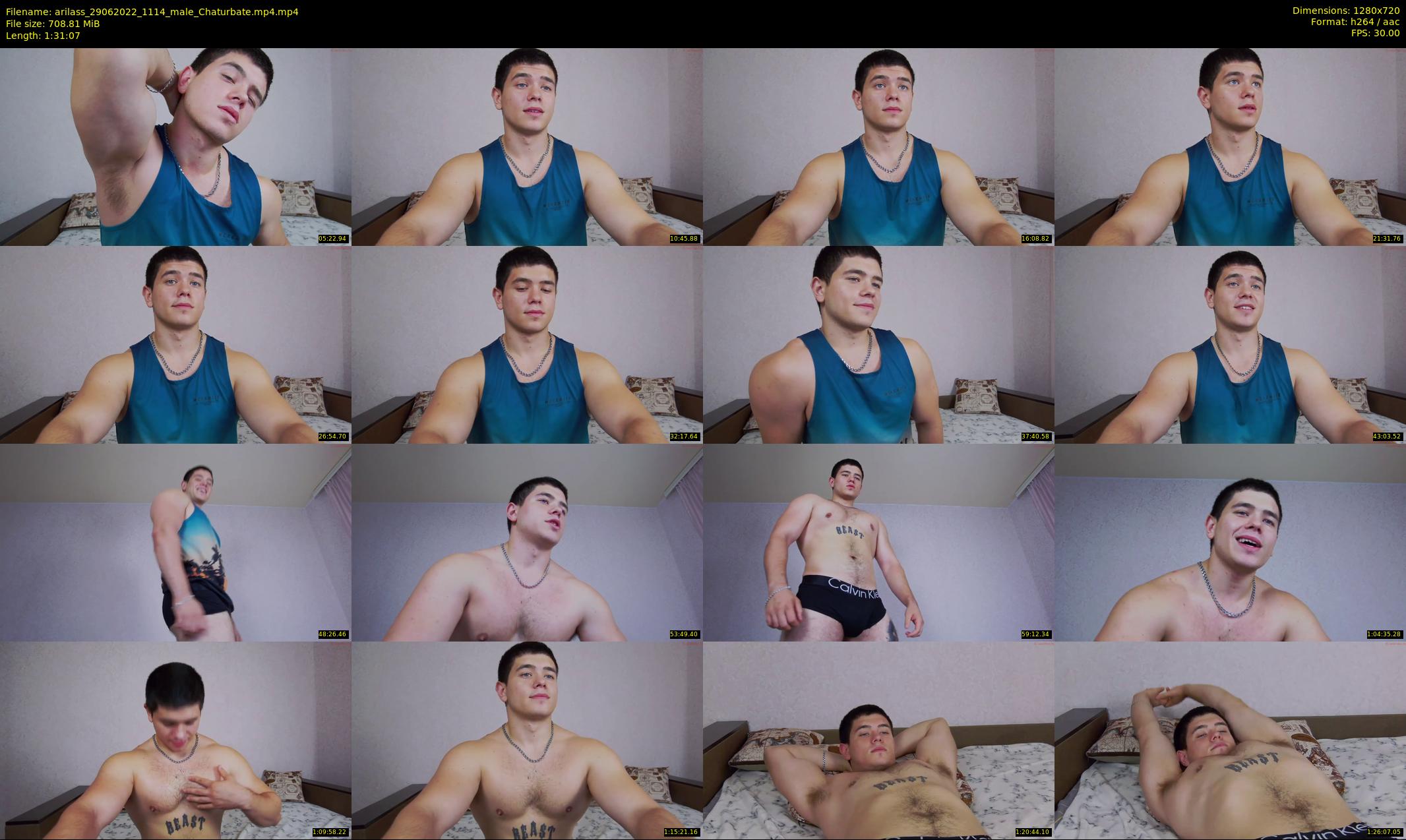 arilass — 92 minute Chaturbate male cam show recording, 720p, Jun 29, 2022