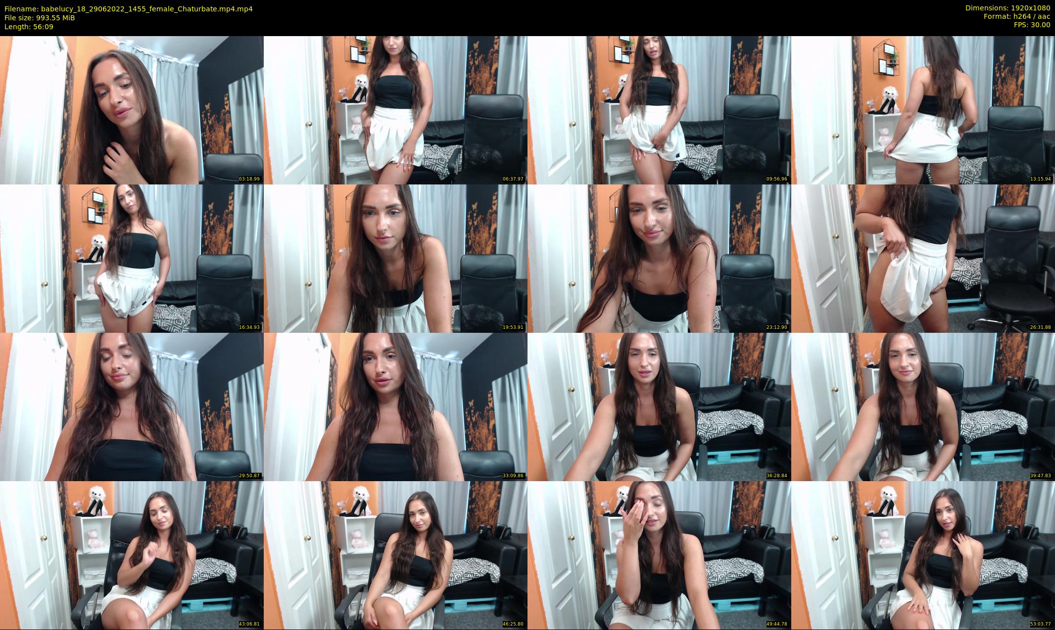babelucy_18 — 57 minute Chaturbate female cam show recording, 1080p, Jun 29, 2022