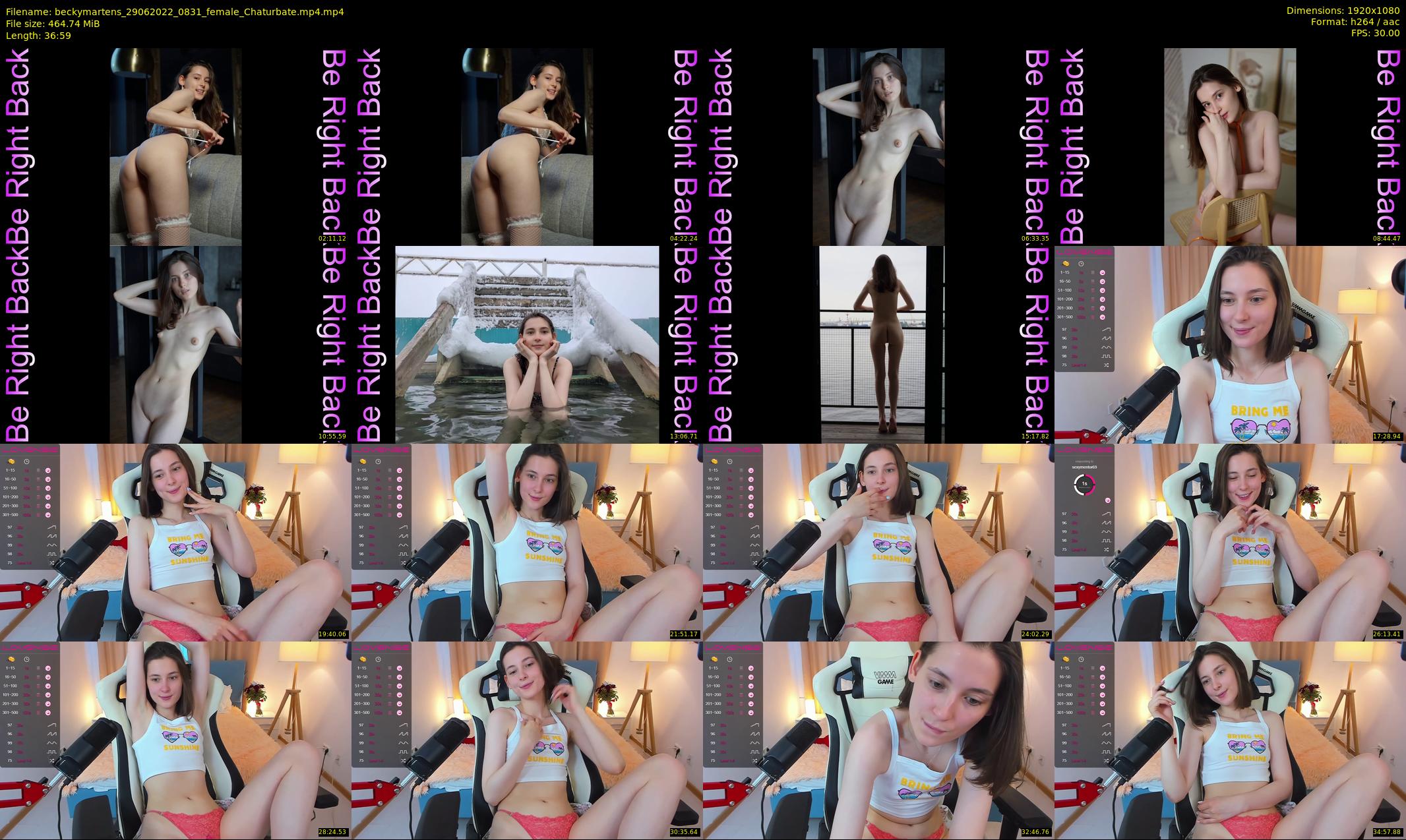 beckymartens — 37 minute Chaturbate female cam show recording, 1080p, Jun 29, 2022