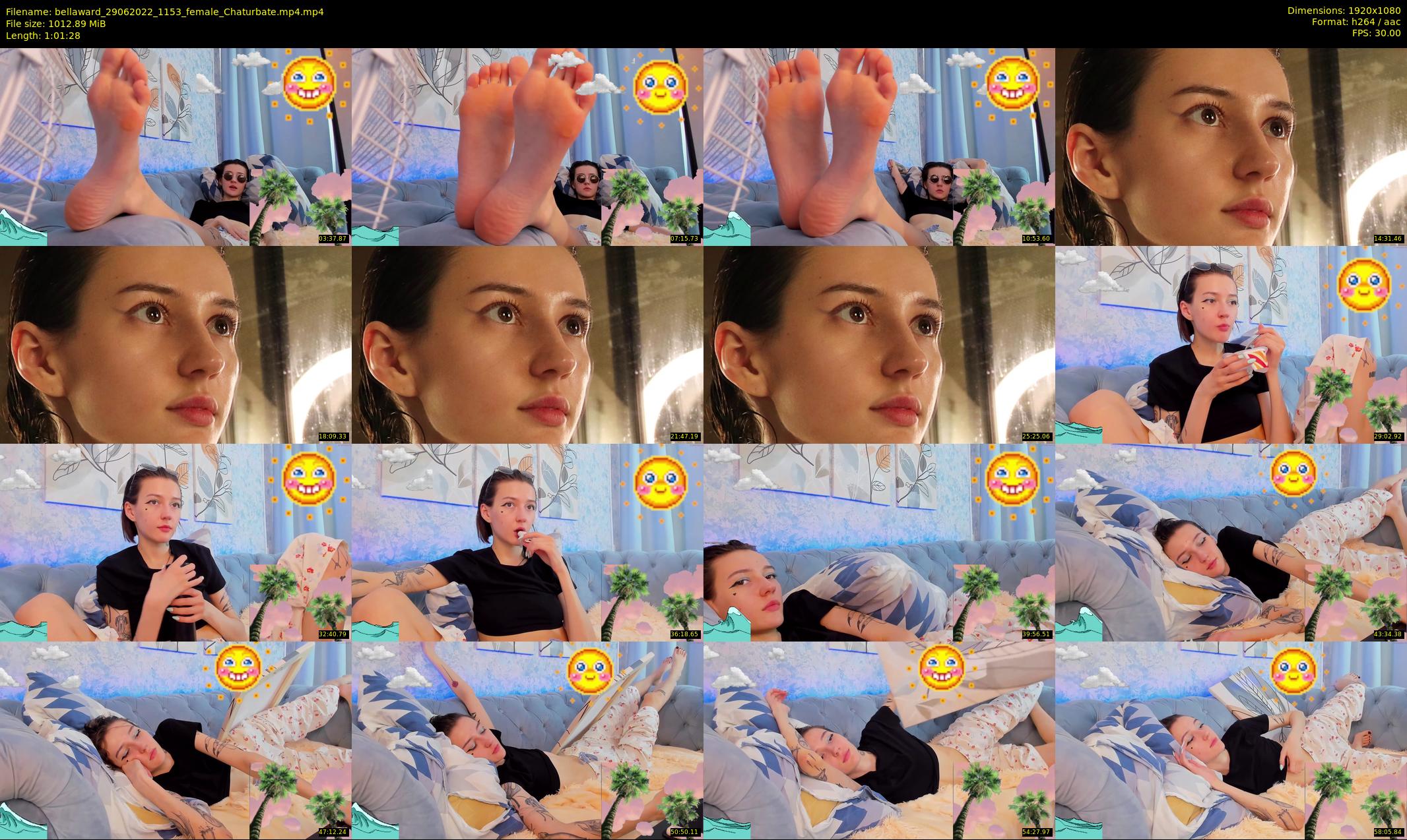 bellaward — 62 minute Chaturbate female cam show recording, 1080p, Jun 29, 2022