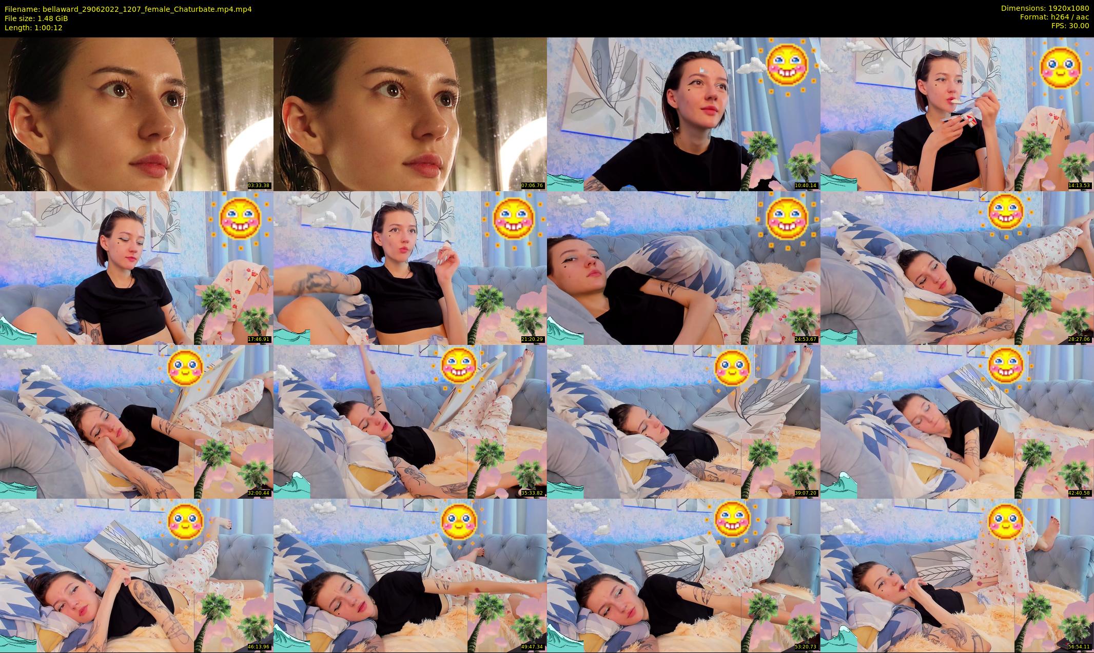 bellaward — 61 minute Chaturbate female cam show recording, 1080p, Jun 29, 2022
