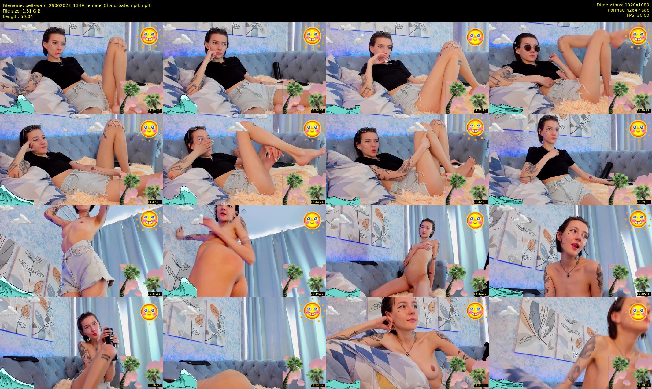 bellaward — 51 minute Chaturbate female cam show recording, 1080p, Jun 29, 2022