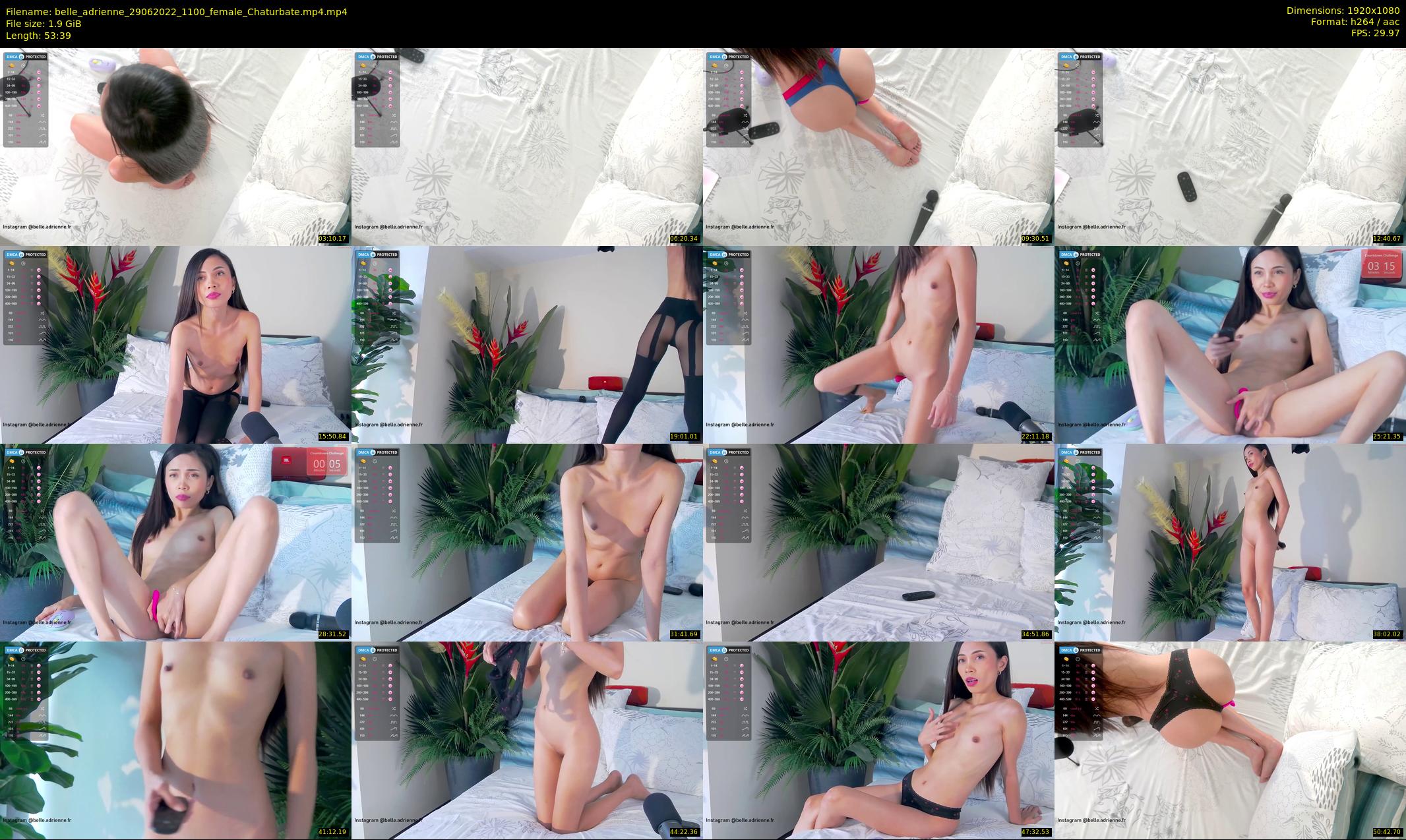 belle_adrienne — 54 minute Chaturbate couple cam show recording, 1080p, Jun 29, 2022
