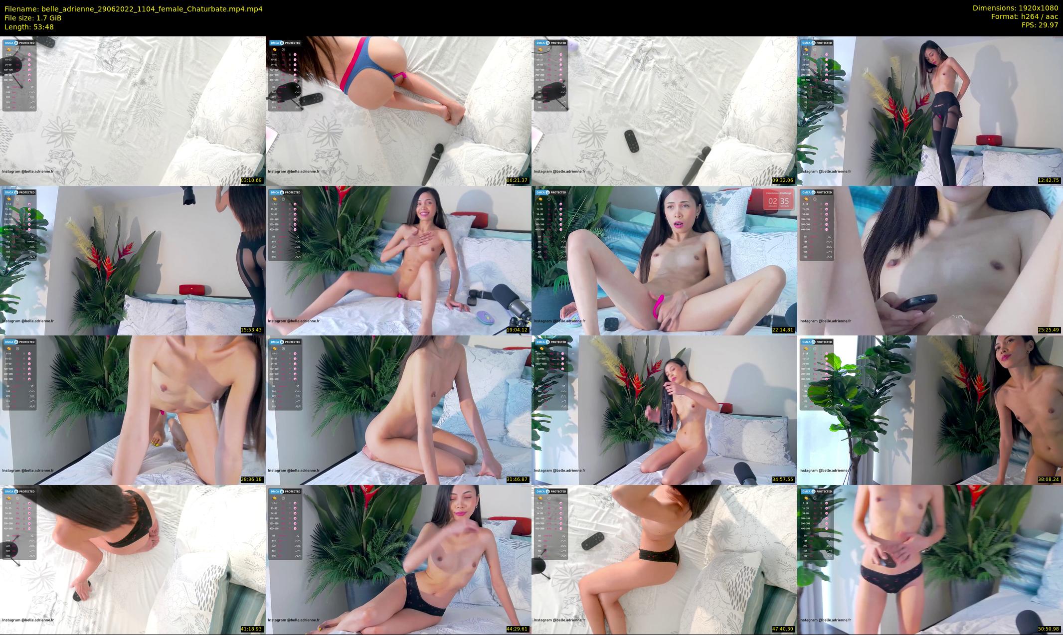 belle_adrienne — 54 minute Chaturbate couple cam show recording, 1080p, Jun 29, 2022