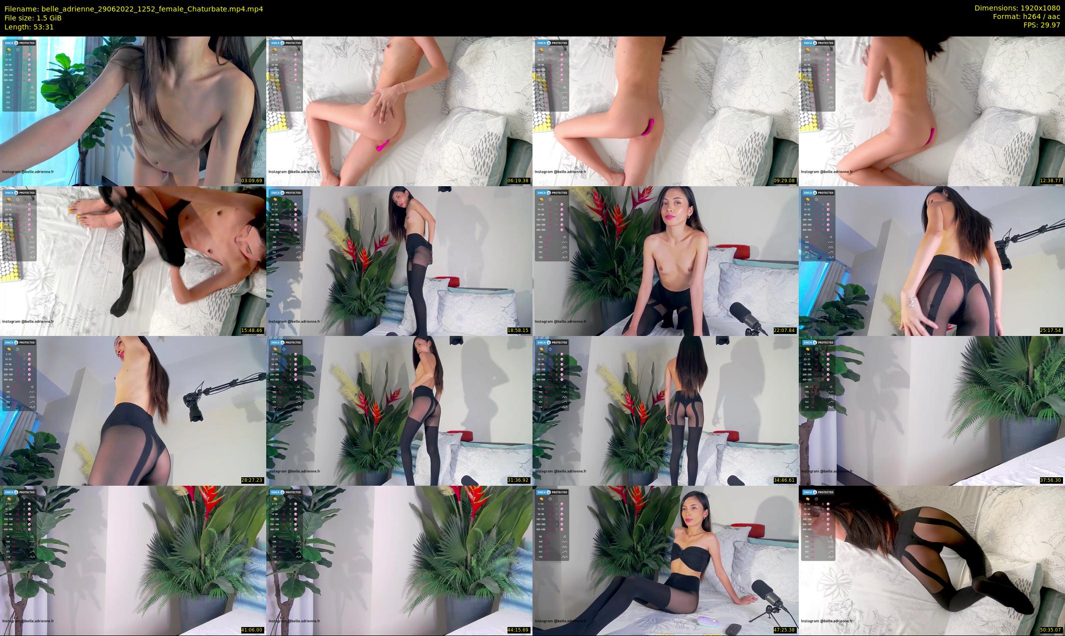 belle_adrienne — 54 minute Chaturbate couple cam show recording, 1080p, Jun 29, 2022