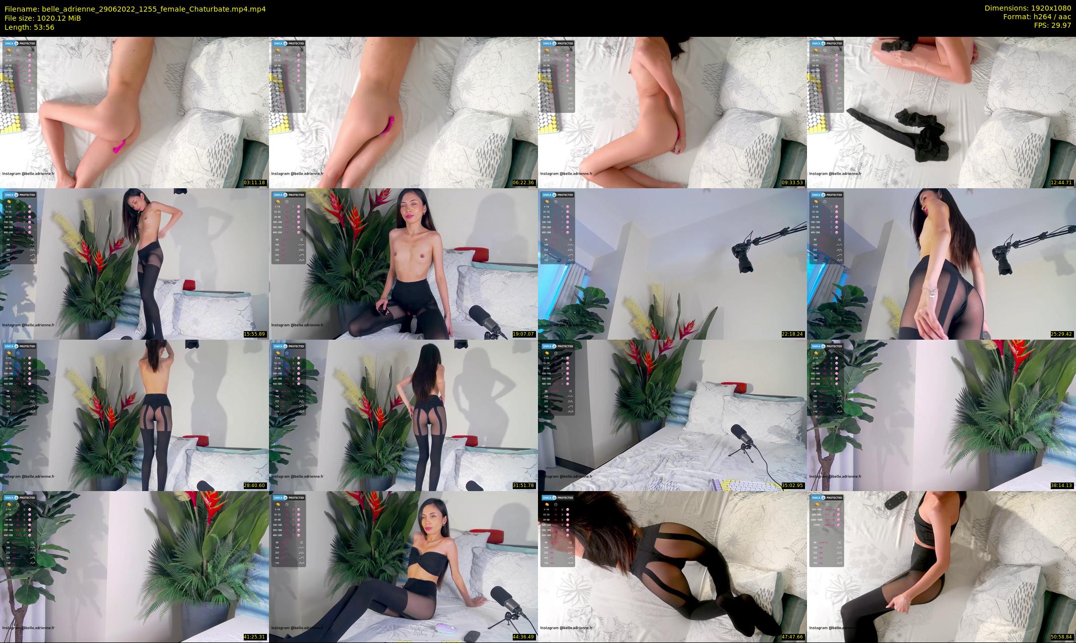 belle_adrienne — 54 minute Chaturbate couple cam show recording, 1080p, Jun 29, 2022