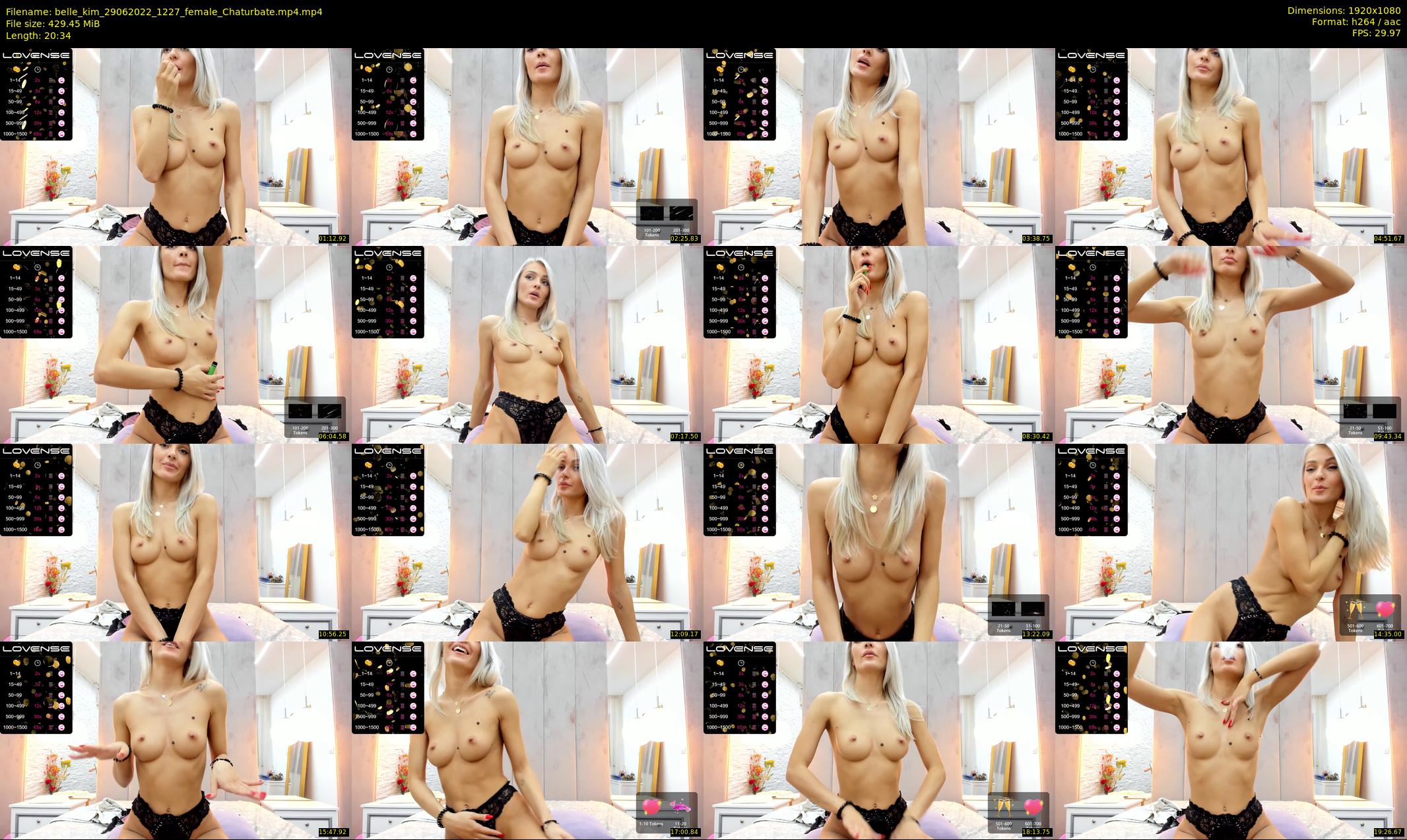 belle_kim — 21 minute Chaturbate female cam show recording, 1080p, Jun 29, 2022