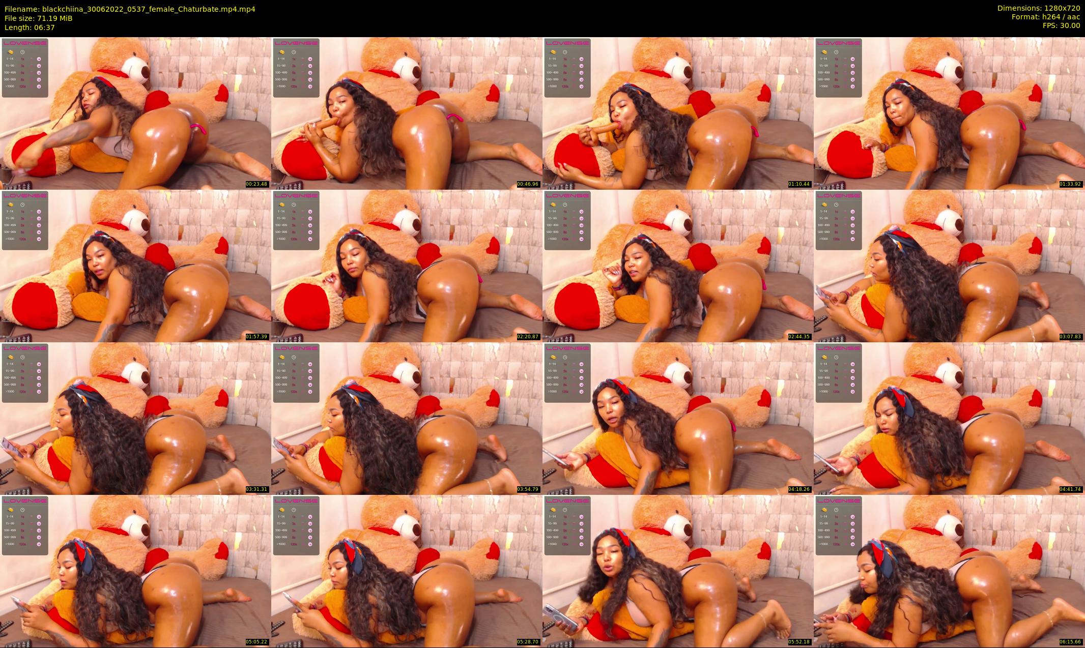 blackchiina — 7 minute Chaturbate female cam show recording, 720p, Jun 30, 2022