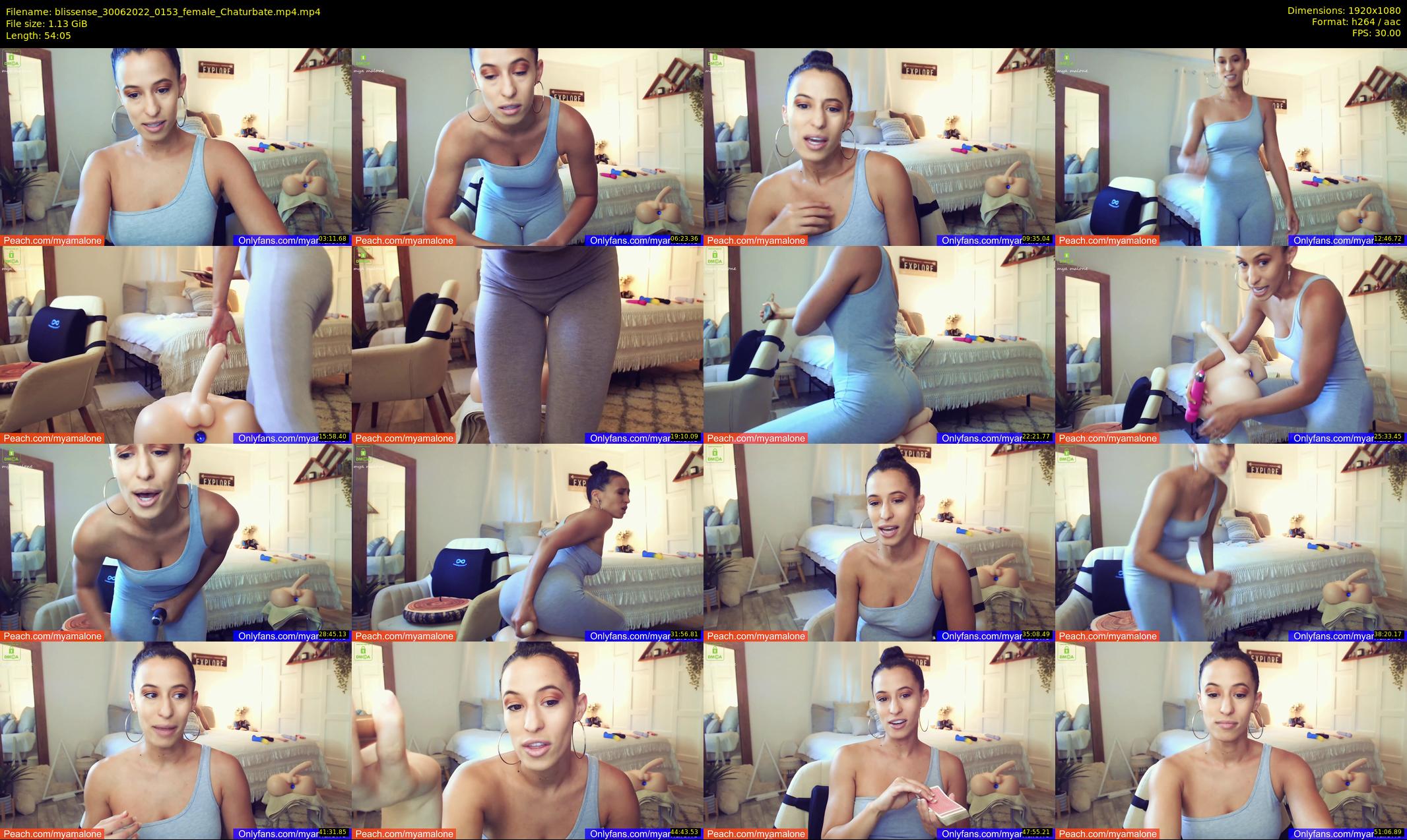 blissense — 55 minute Chaturbate female cam show recording, 1080p, Jun 30, 2022