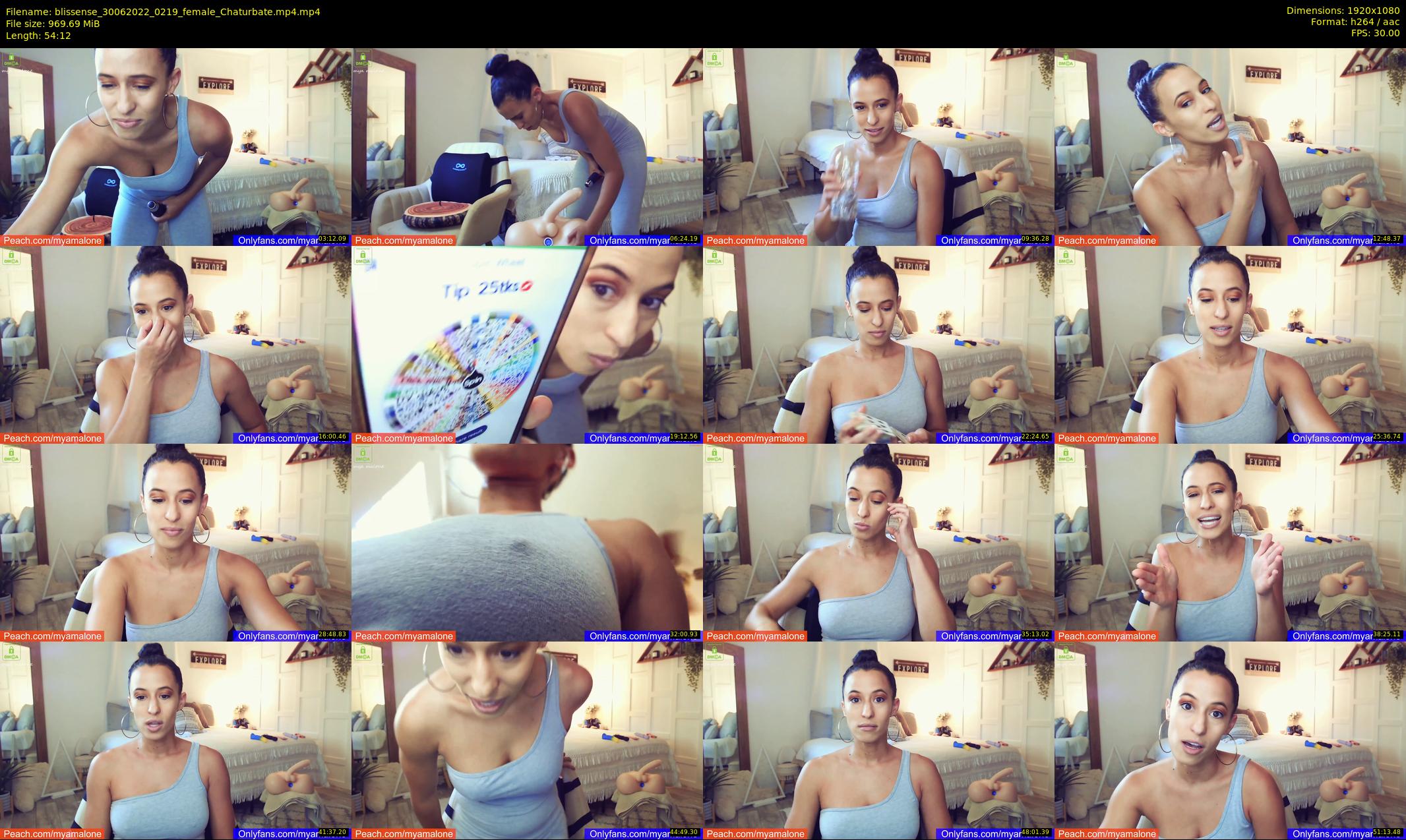 blissense — 55 minute Chaturbate female cam show recording, 1080p, Jun 30, 2022
