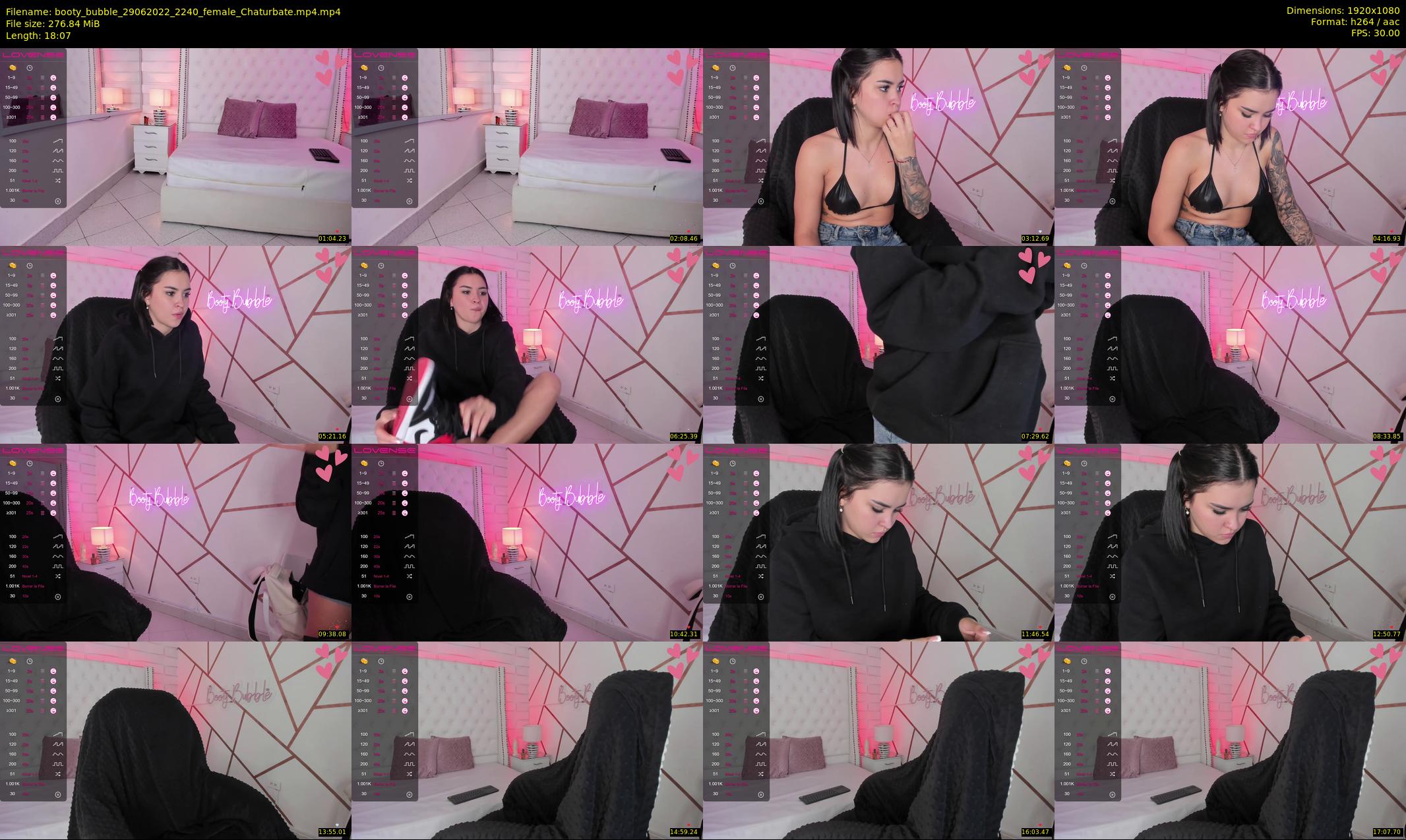 booty_bubble — 19 minute Chaturbate female cam show recording, 1080p, Jun 29, 2022