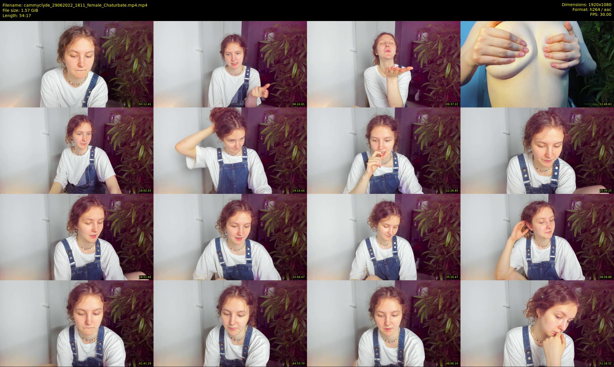 cammyclyde — 55 minute Chaturbate female cam show recording, 1080p, Jun 29, 2022