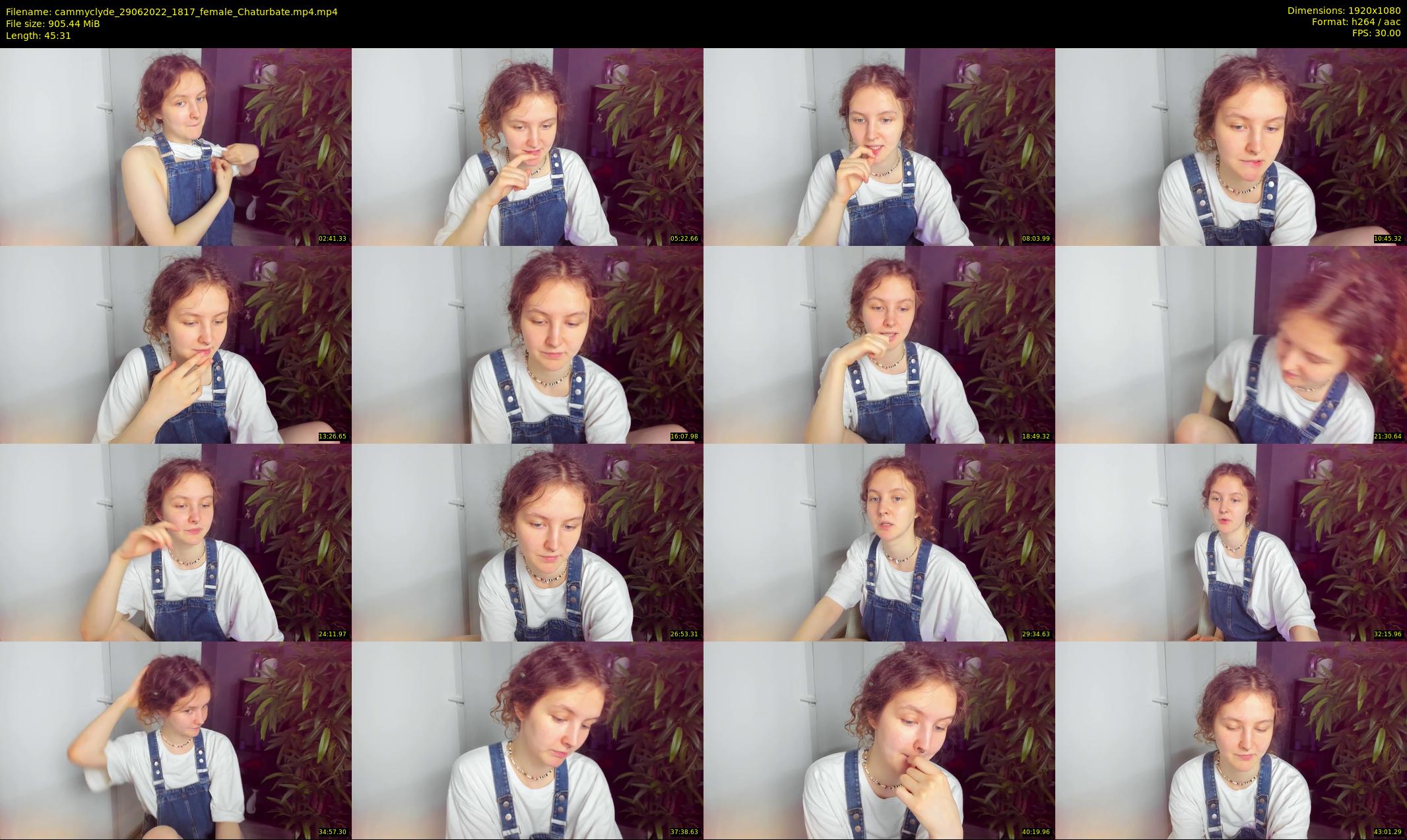 cammyclyde — 46 minute Chaturbate female cam show recording, 1080p, Jun 29, 2022