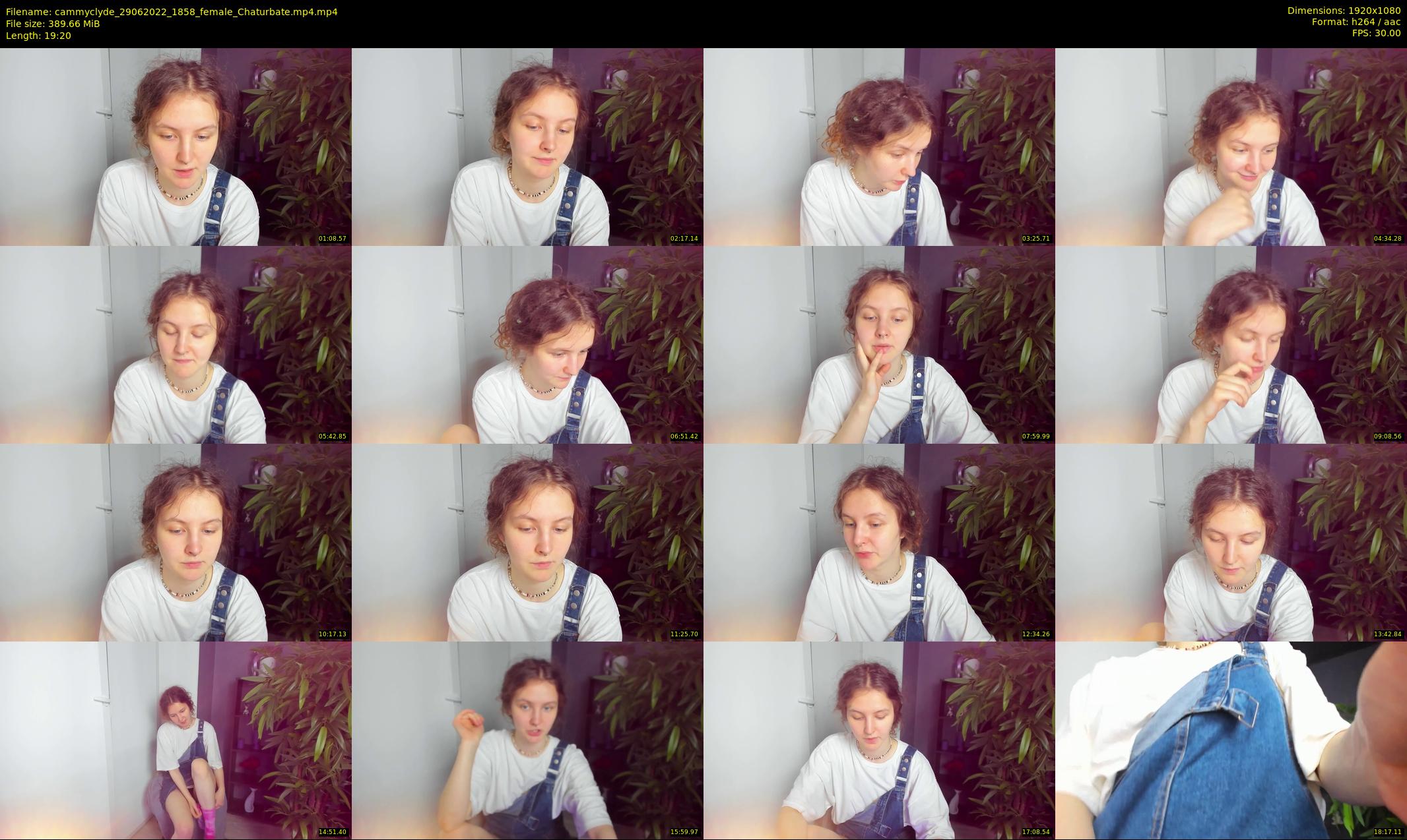 cammyclyde — 20 minute Chaturbate female cam show recording, 1080p, Jun 29, 2022