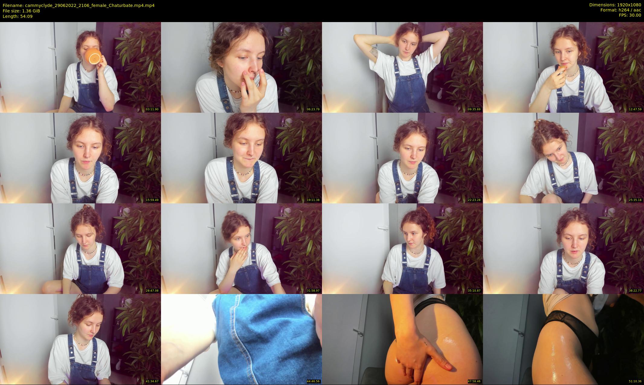 cammyclyde — 55 minute Chaturbate female cam show recording, 1080p, Jun 29, 2022