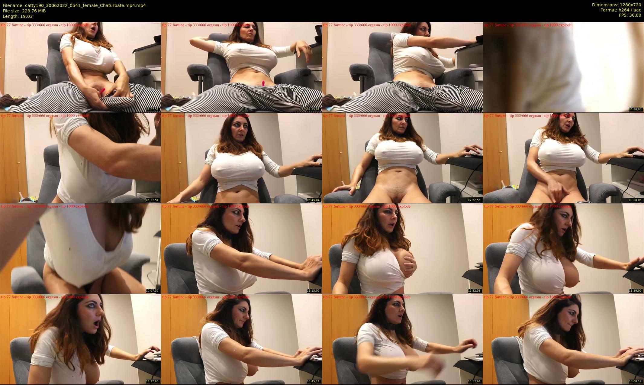 catty190 — 20 minute Chaturbate female cam show recording, 720p, Jun 30, 2022