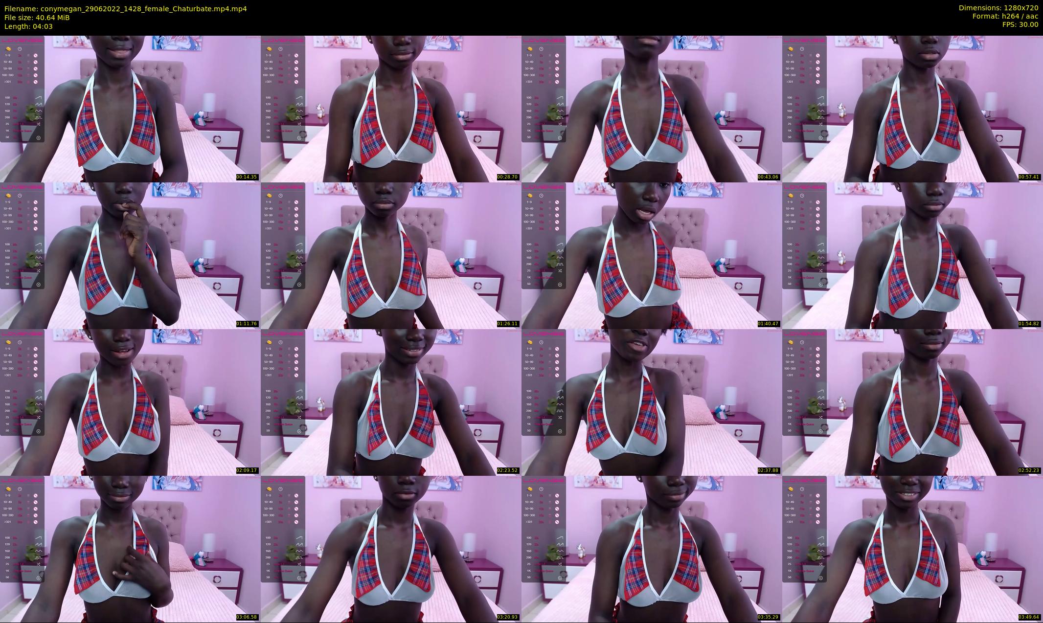 conymegan — 5 minute Chaturbate female cam show recording, 720p, Jun 29, 2022