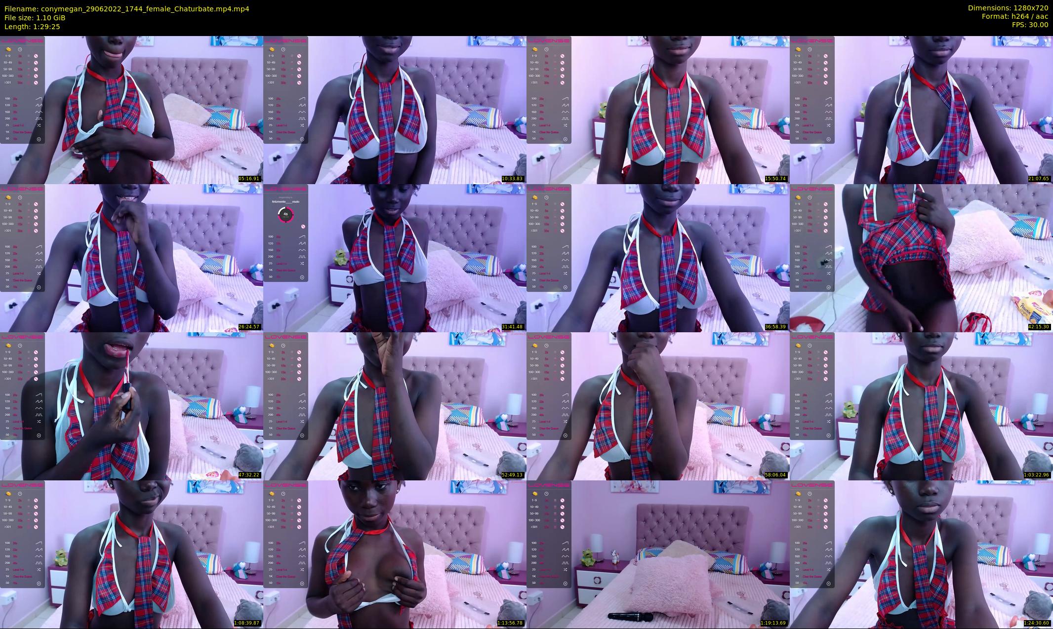 conymegan — 90 minute Chaturbate female cam show recording, 720p, Jun 29, 2022