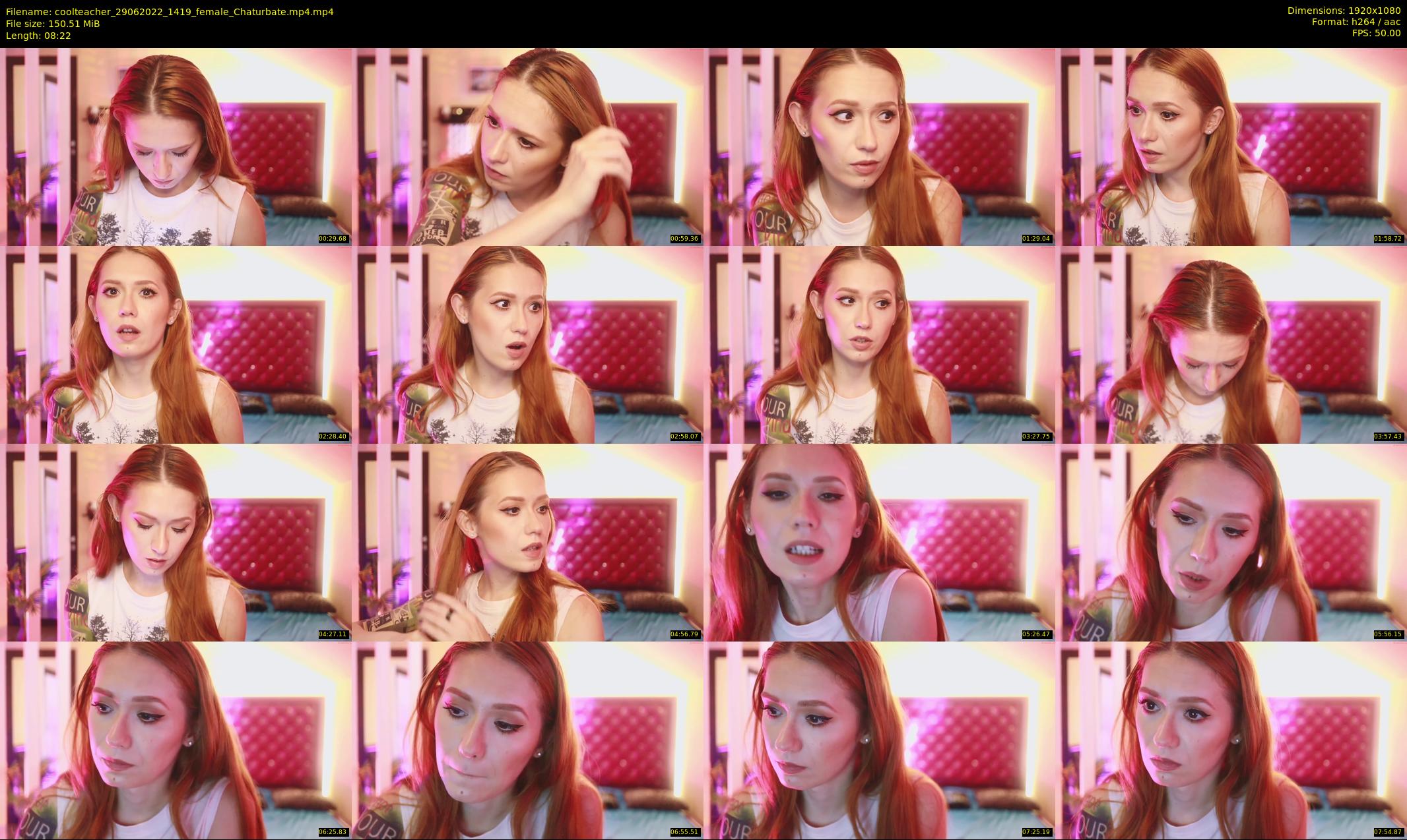 coolteacher — 9 minute Chaturbate female cam show recording, 1080p, Jun 29, 2022