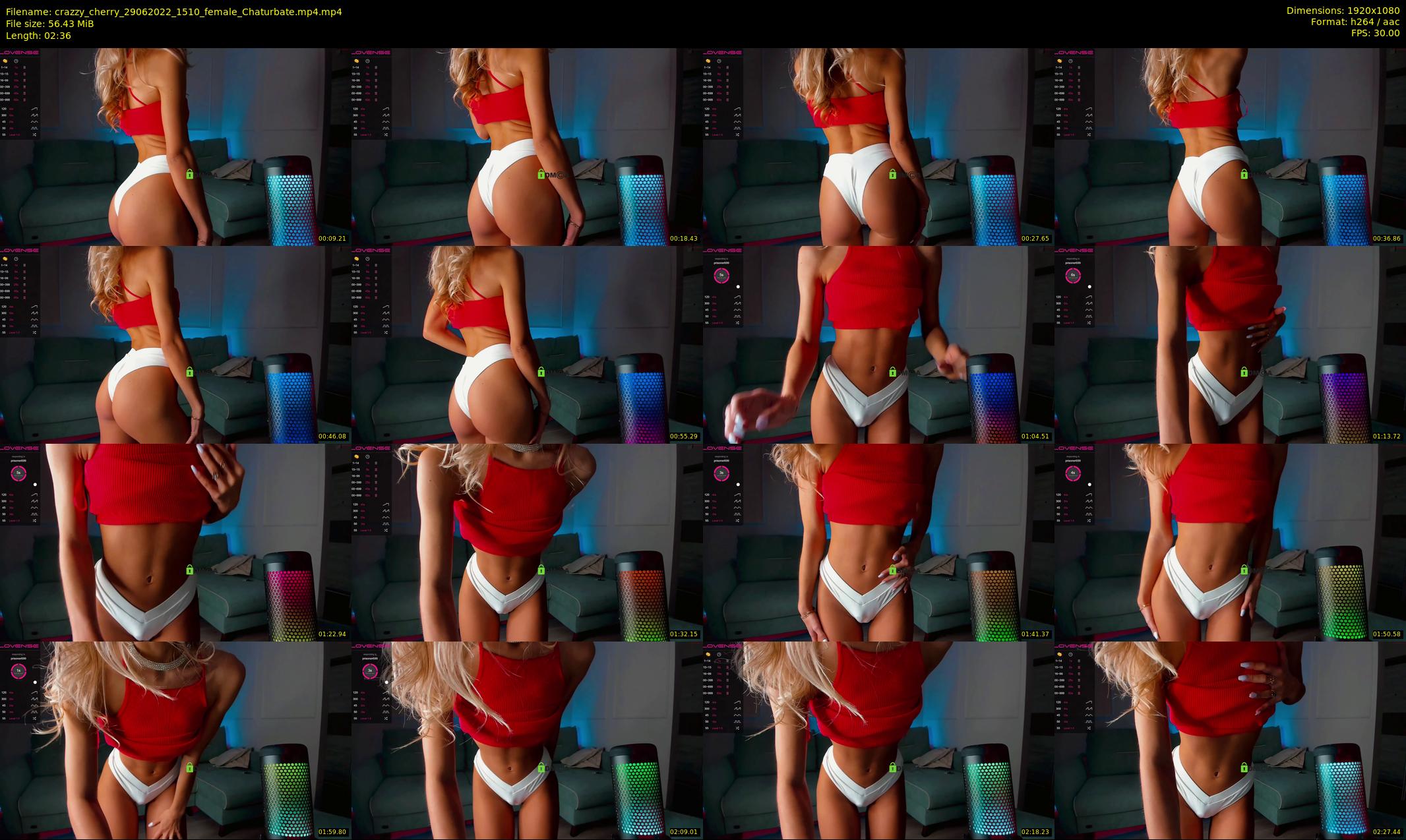 crazzy_cherry — 3 minute Chaturbate female cam show recording, 1080p, Jun 29, 2022
