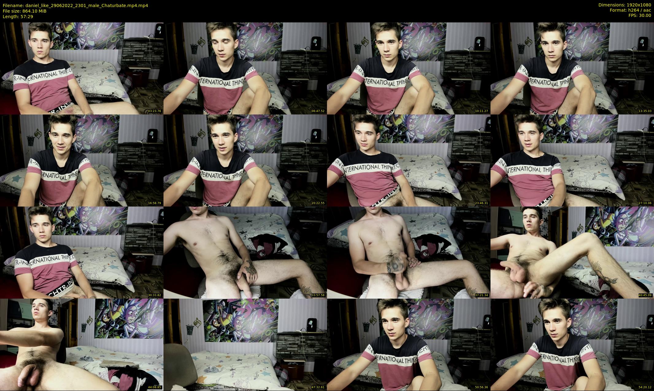 daniel_like — 58 minute Chaturbate male cam show recording, 1080p, Jun 29, 2022