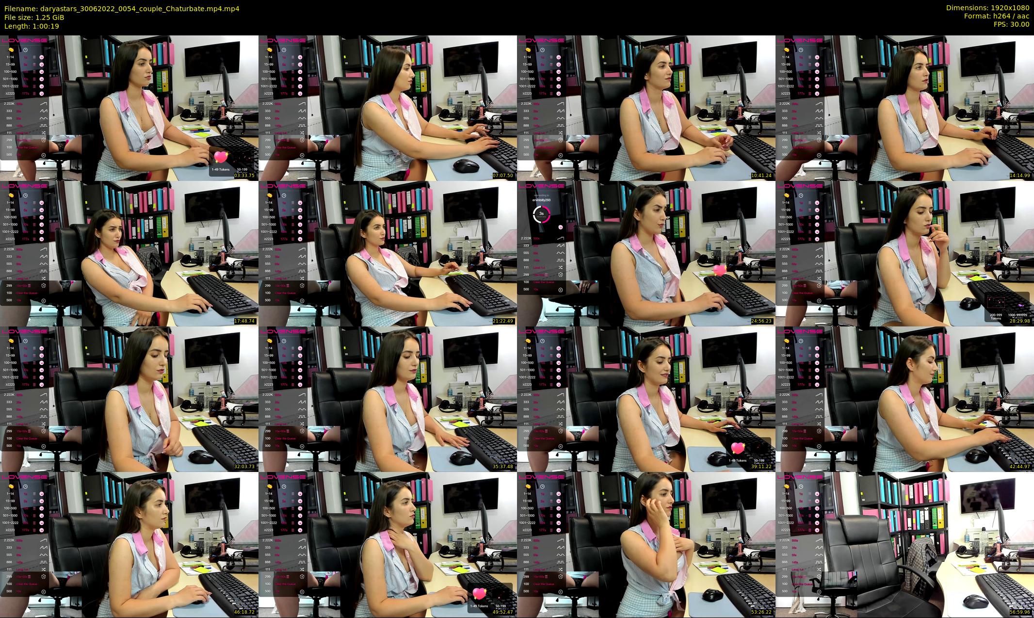 daryastars — 61 minute Chaturbate couple cam show recording, 1080p, Jun 30, 2022