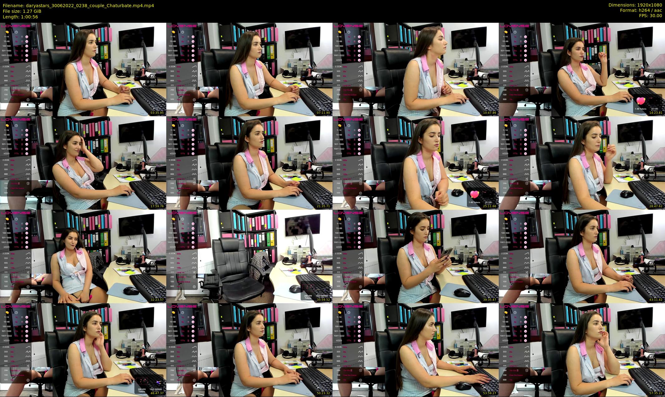 daryastars — 61 minute Chaturbate couple cam show recording, 1080p, Jun 30, 2022