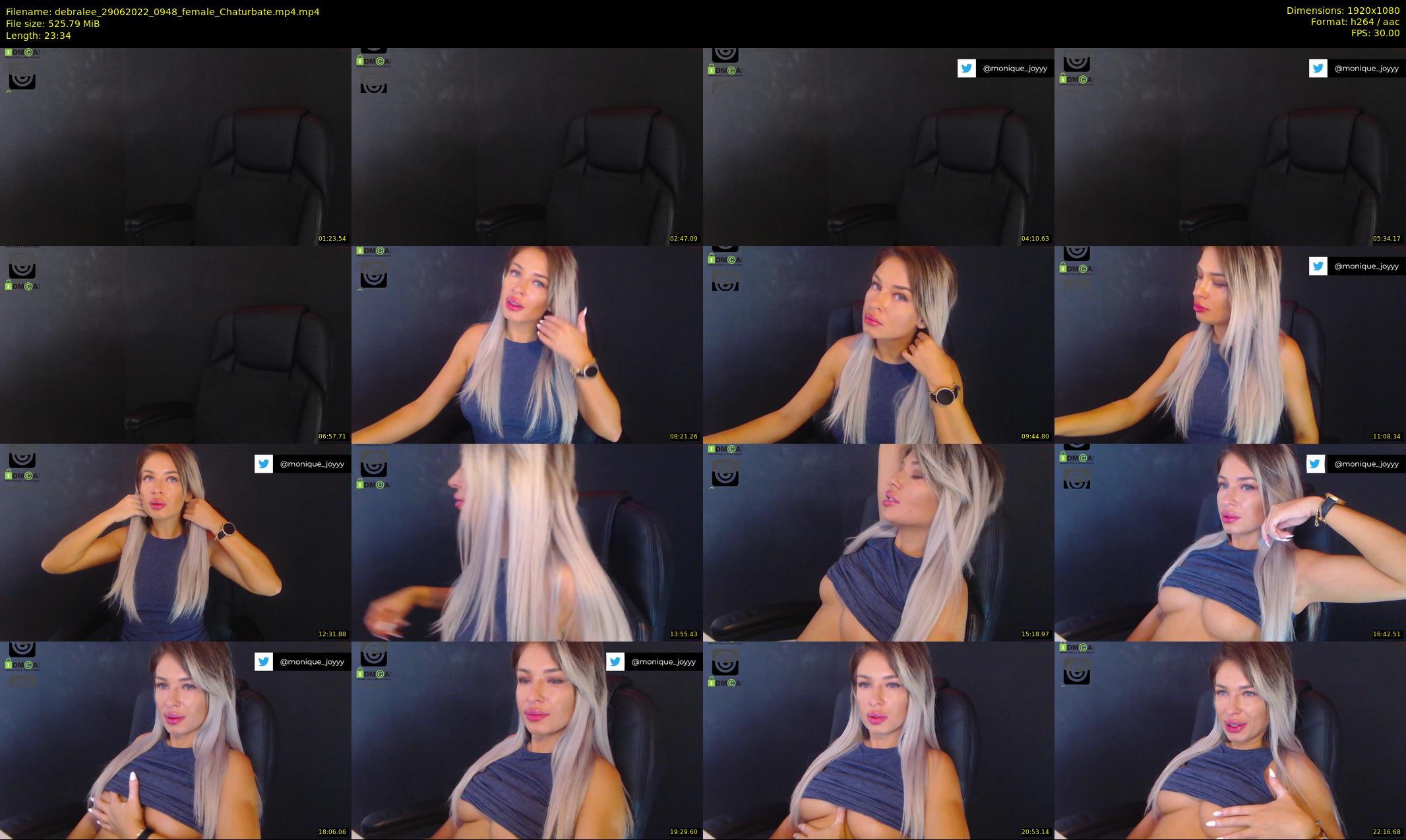 debralee — 24 minute Chaturbate female cam show recording, 1080p, Jun 29, 2022