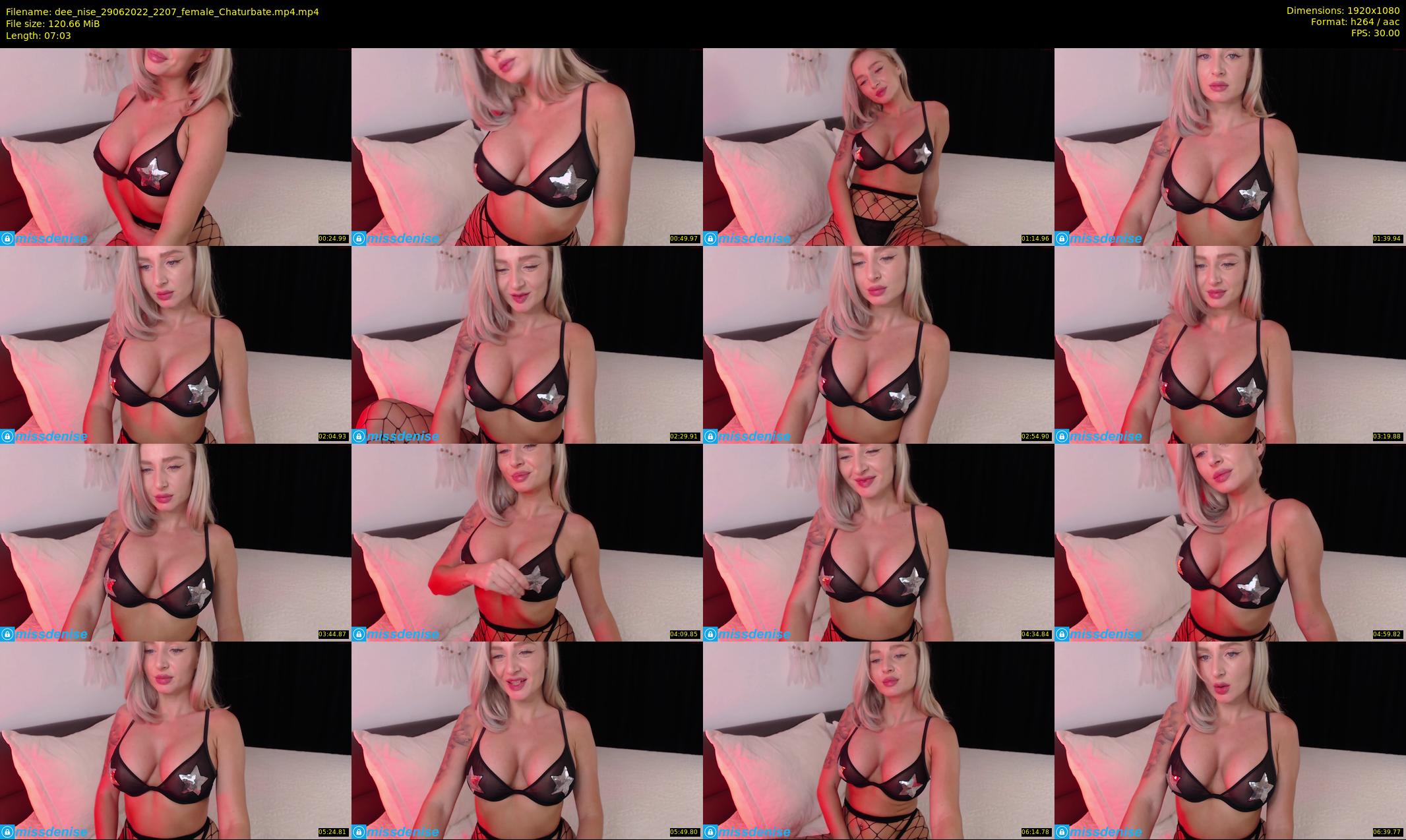 dee_nise — 8 minute Chaturbate female cam show recording, 1080p, Jun 29, 2022
