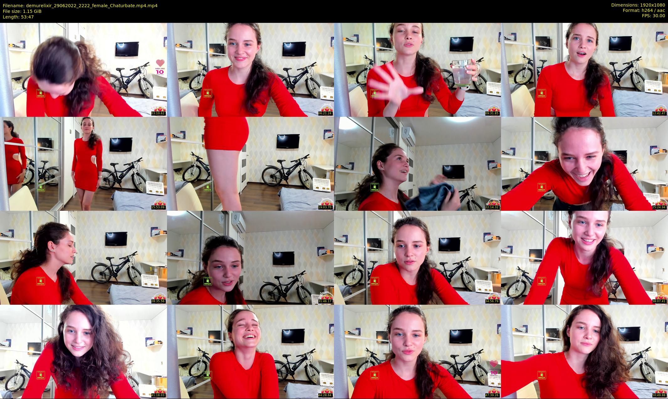 demurelixir — 54 minute Chaturbate female cam show recording, 1080p, Jun 29, 2022