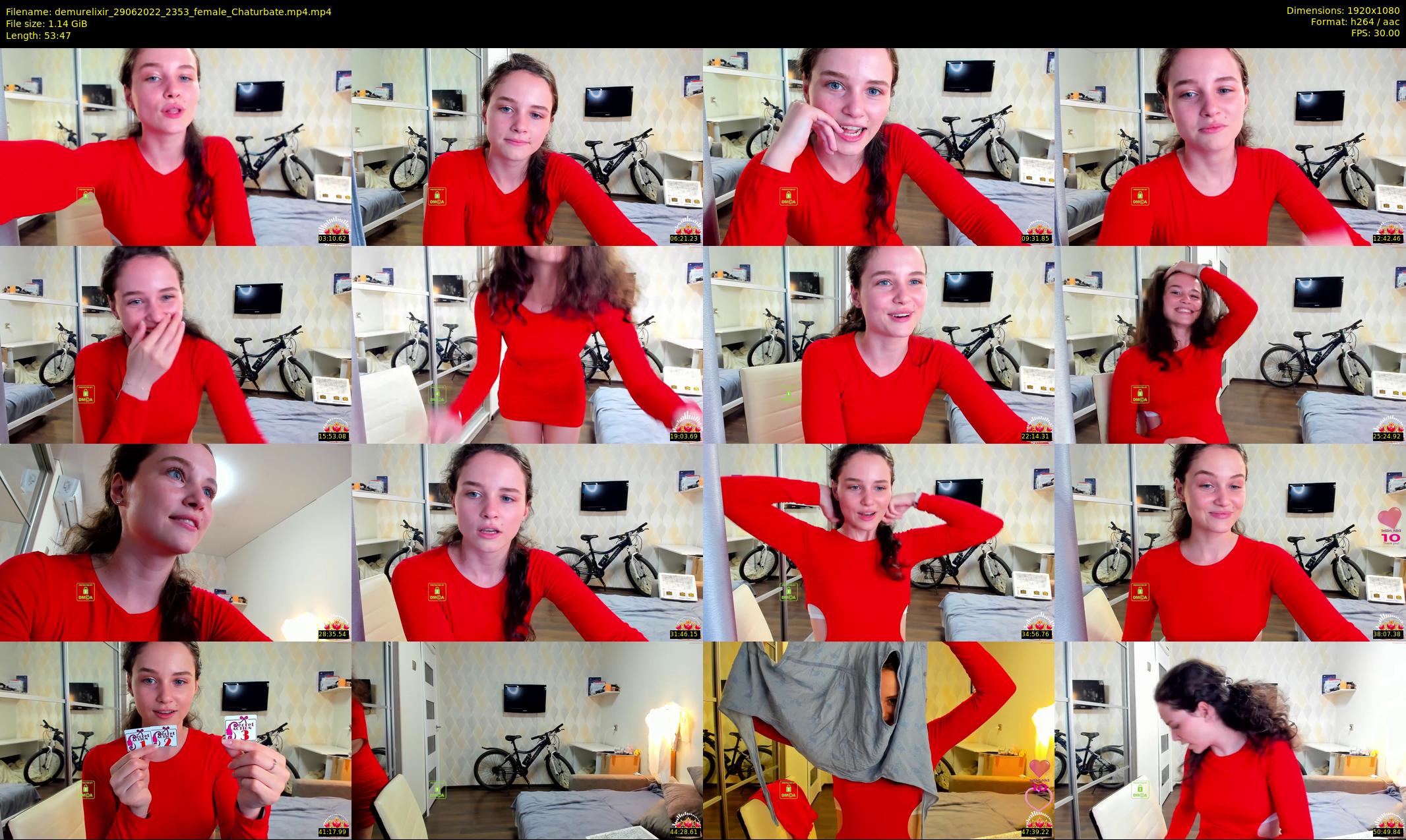 demurelixir — 54 minute Chaturbate female cam show recording, 1080p, Jun 29, 2022