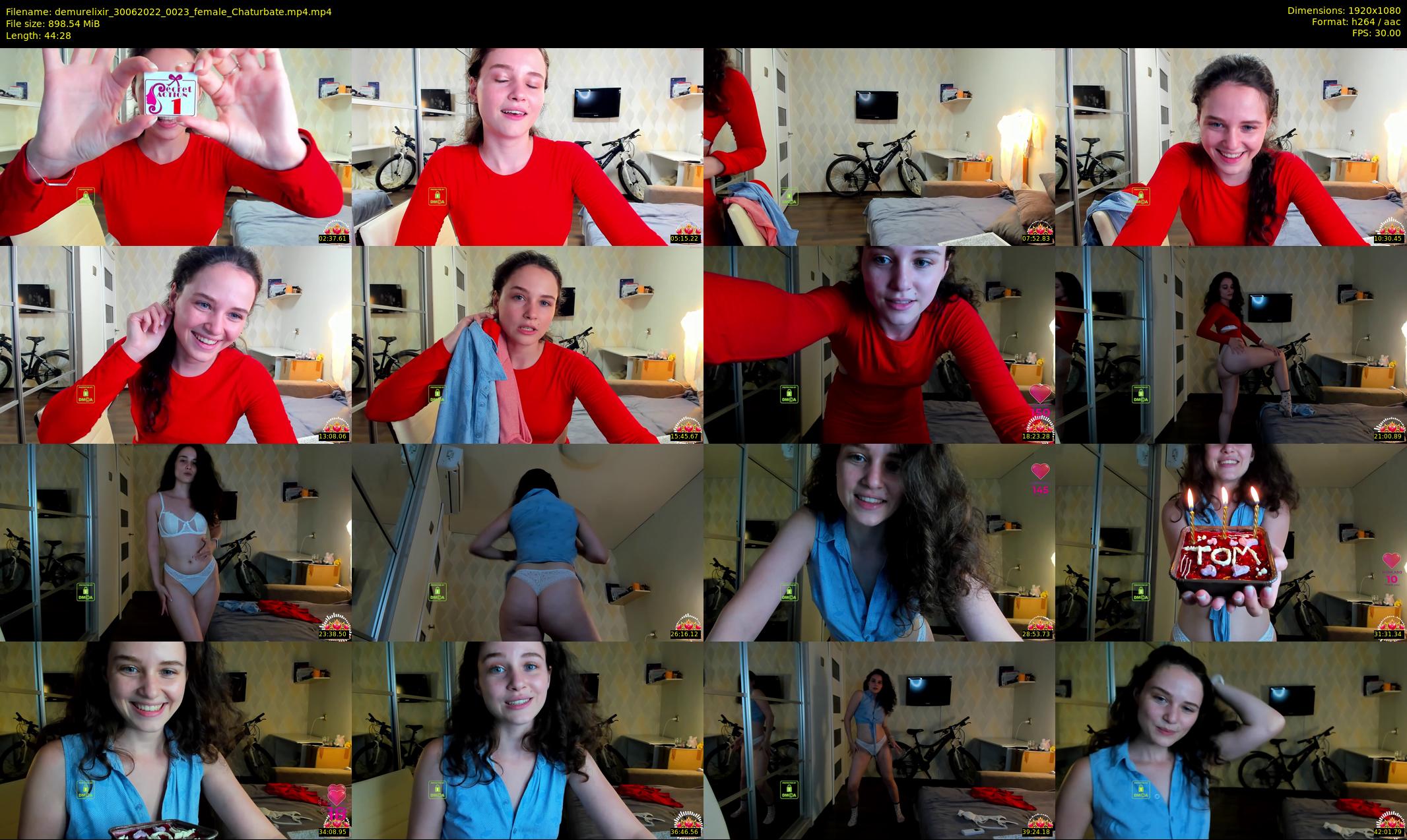 demurelixir — 45 minute Chaturbate female cam show recording, 1080p, Jun 30, 2022