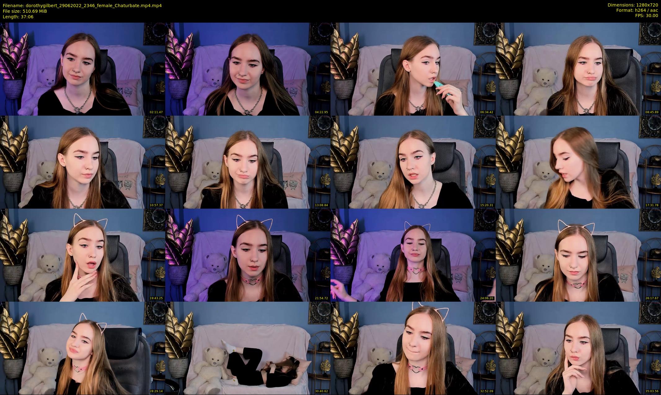dorothygilbert — 38 minute Chaturbate female cam show recording, 720p, Jun 29, 2022