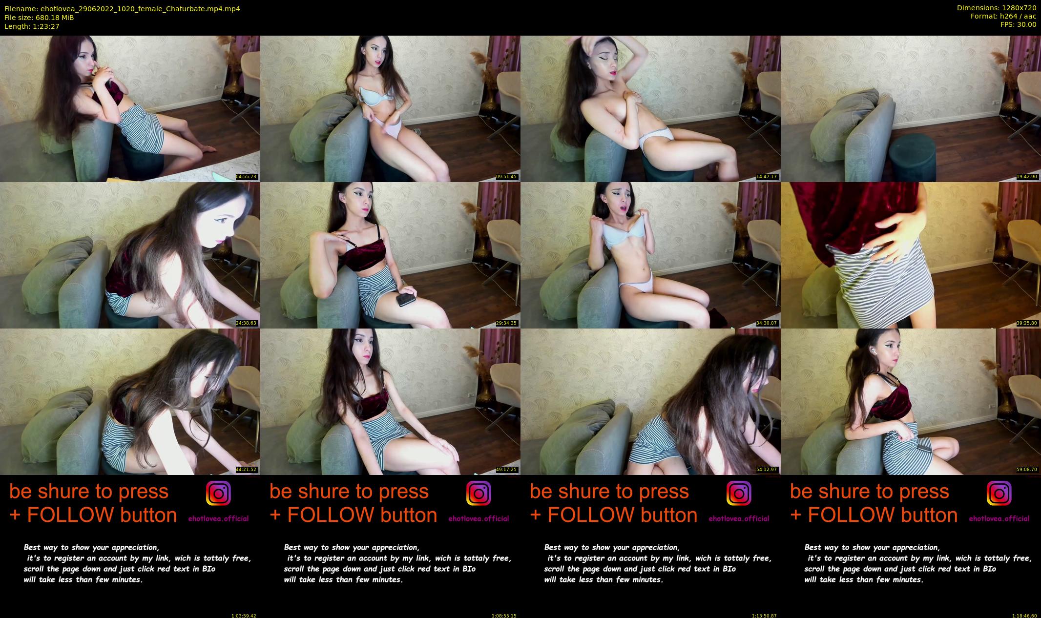 ehotlovea — 84 minute Chaturbate female cam show recording, 720p, Jun 29, 2022