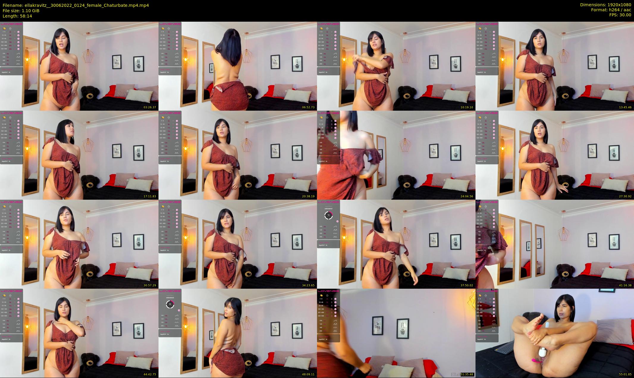 ellakravitz_ — 59 minute Chaturbate female cam show recording, 1080p, Jun 30, 2022