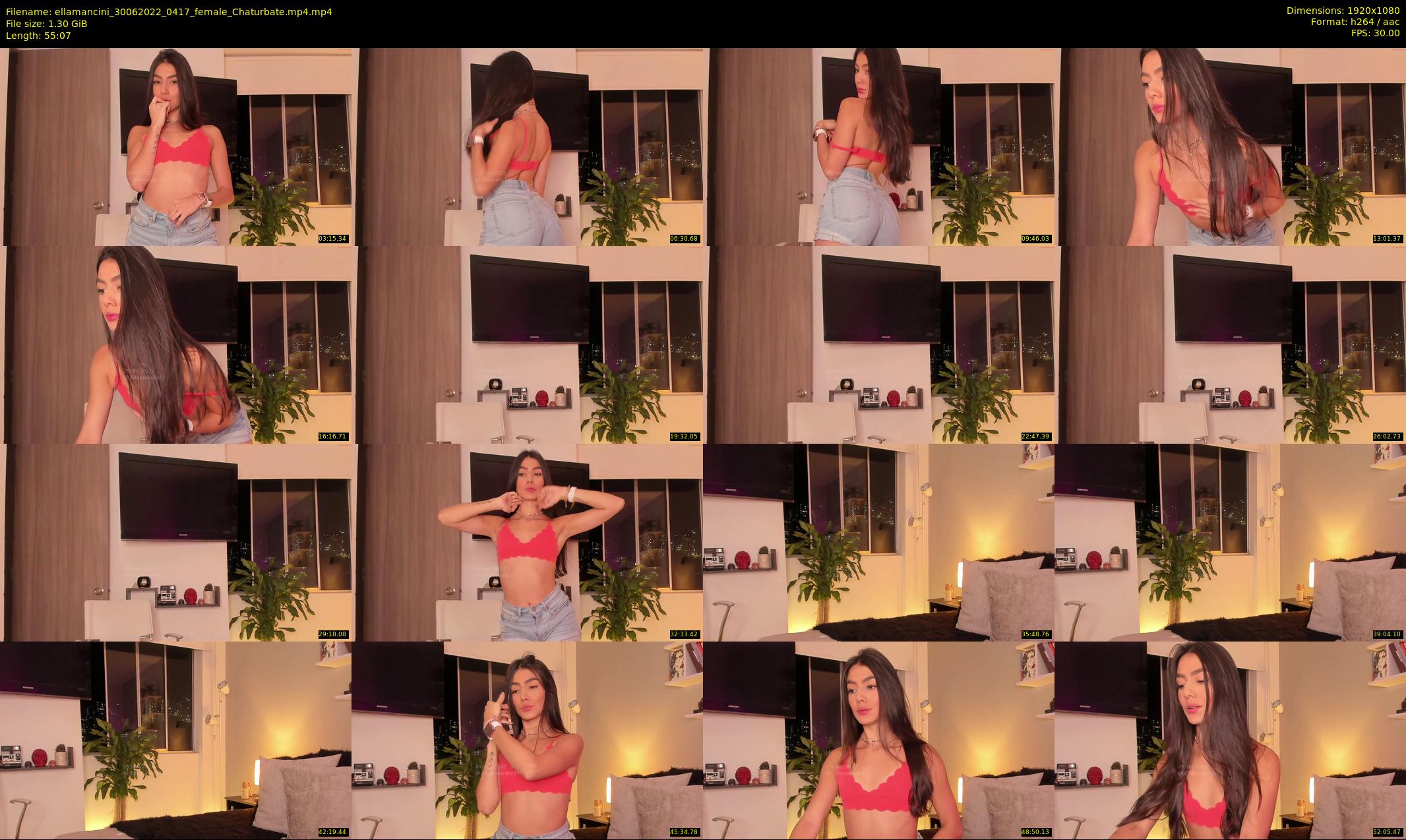 ellamancini — 56 minute Chaturbate female cam show recording, 1080p, Jun 30, 2022