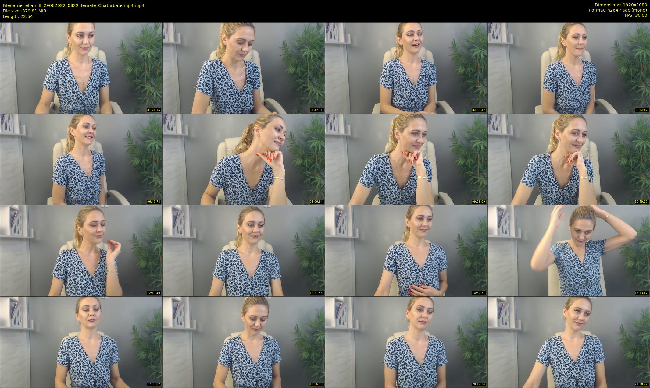 ellamilf — 23 minute Chaturbate female cam show recording, 1080p, Jun 29, 2022